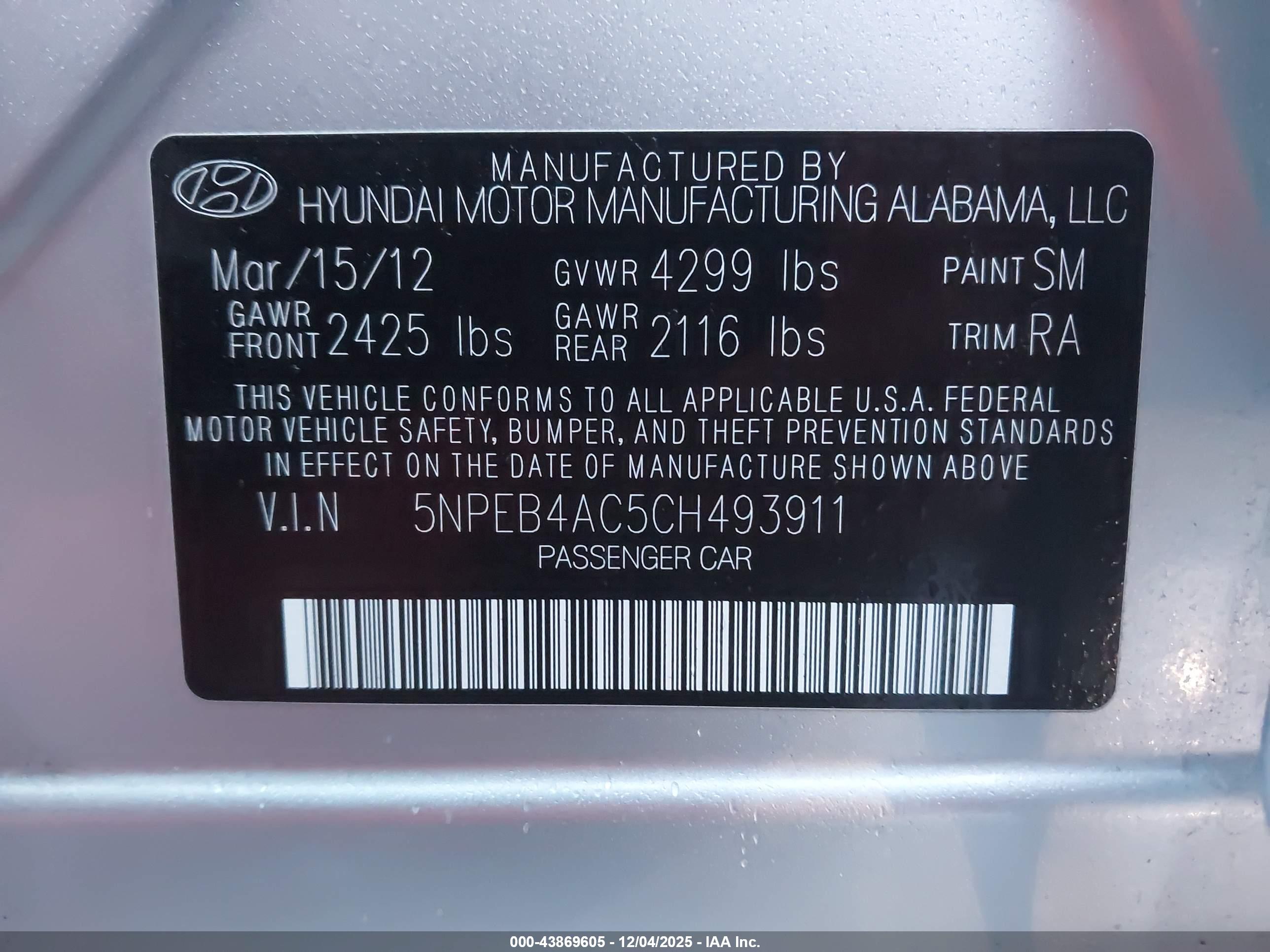 HYUNDAI SONATA image 9
