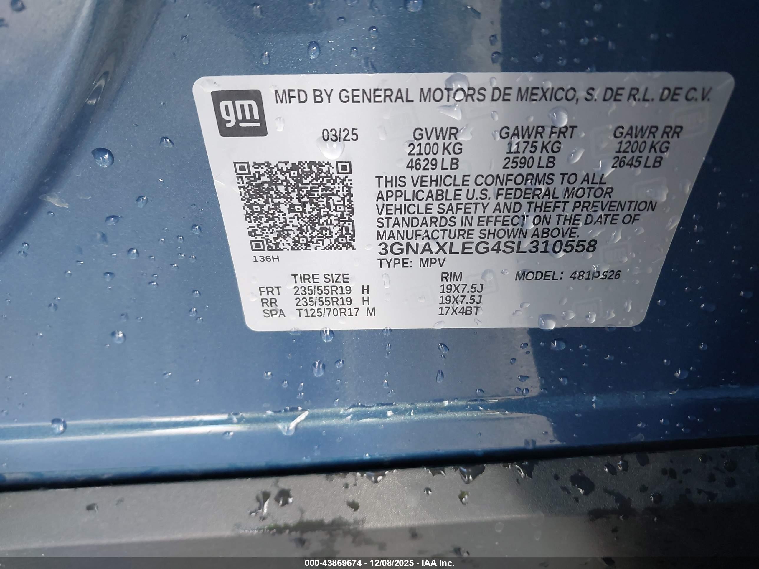 CHEVROLET EQUINOX image 9