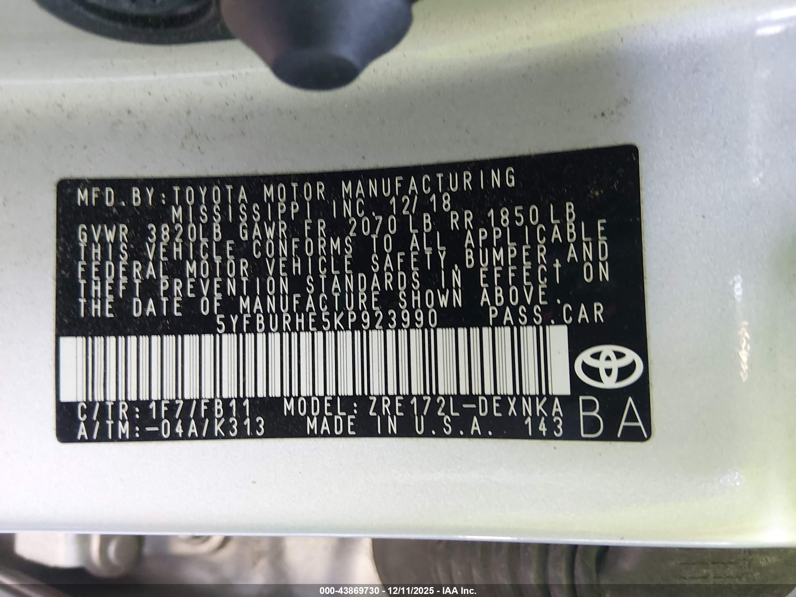 TOYOTA COROLLA image 9