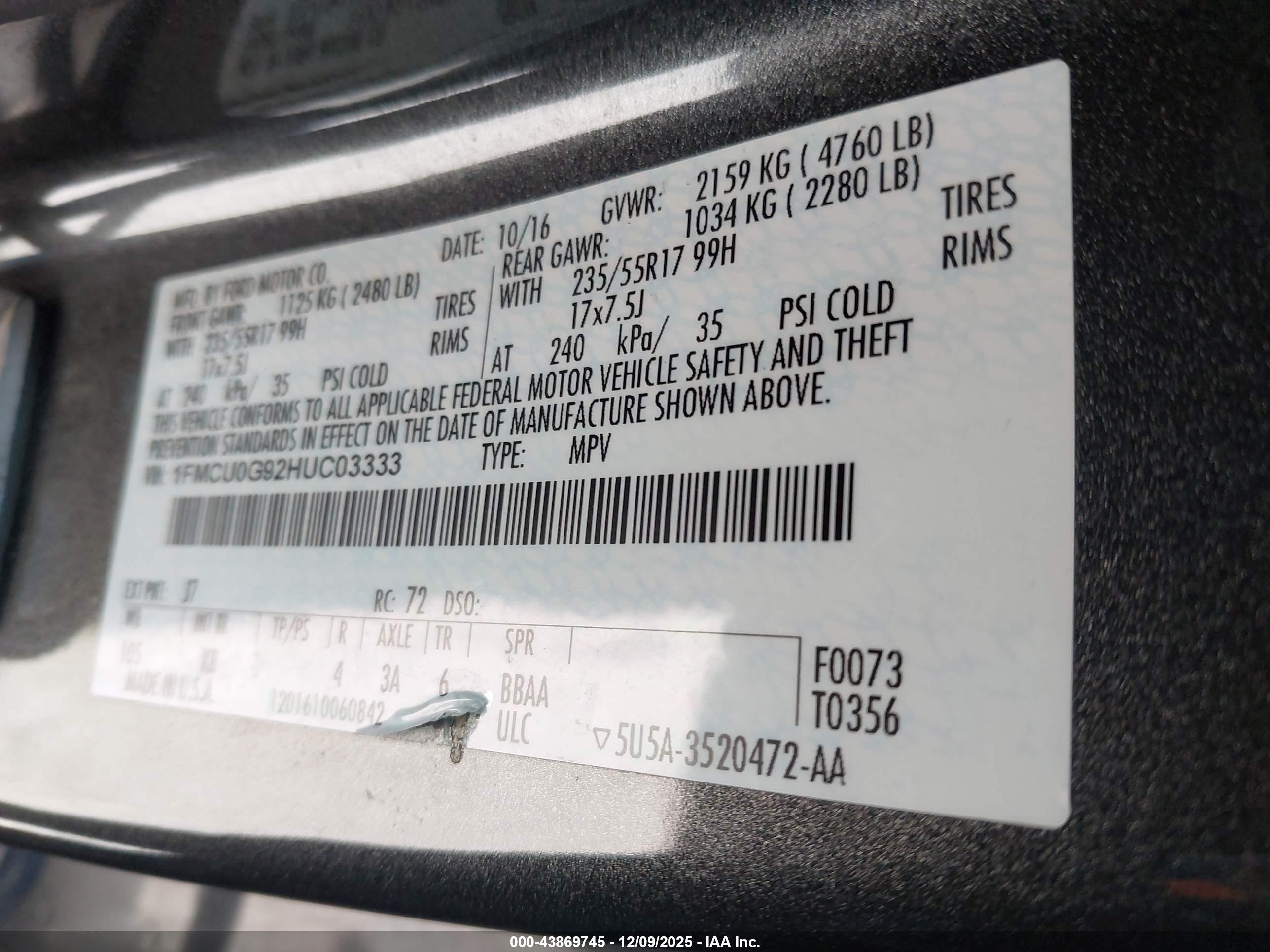 FORD ESCAPE image 9
