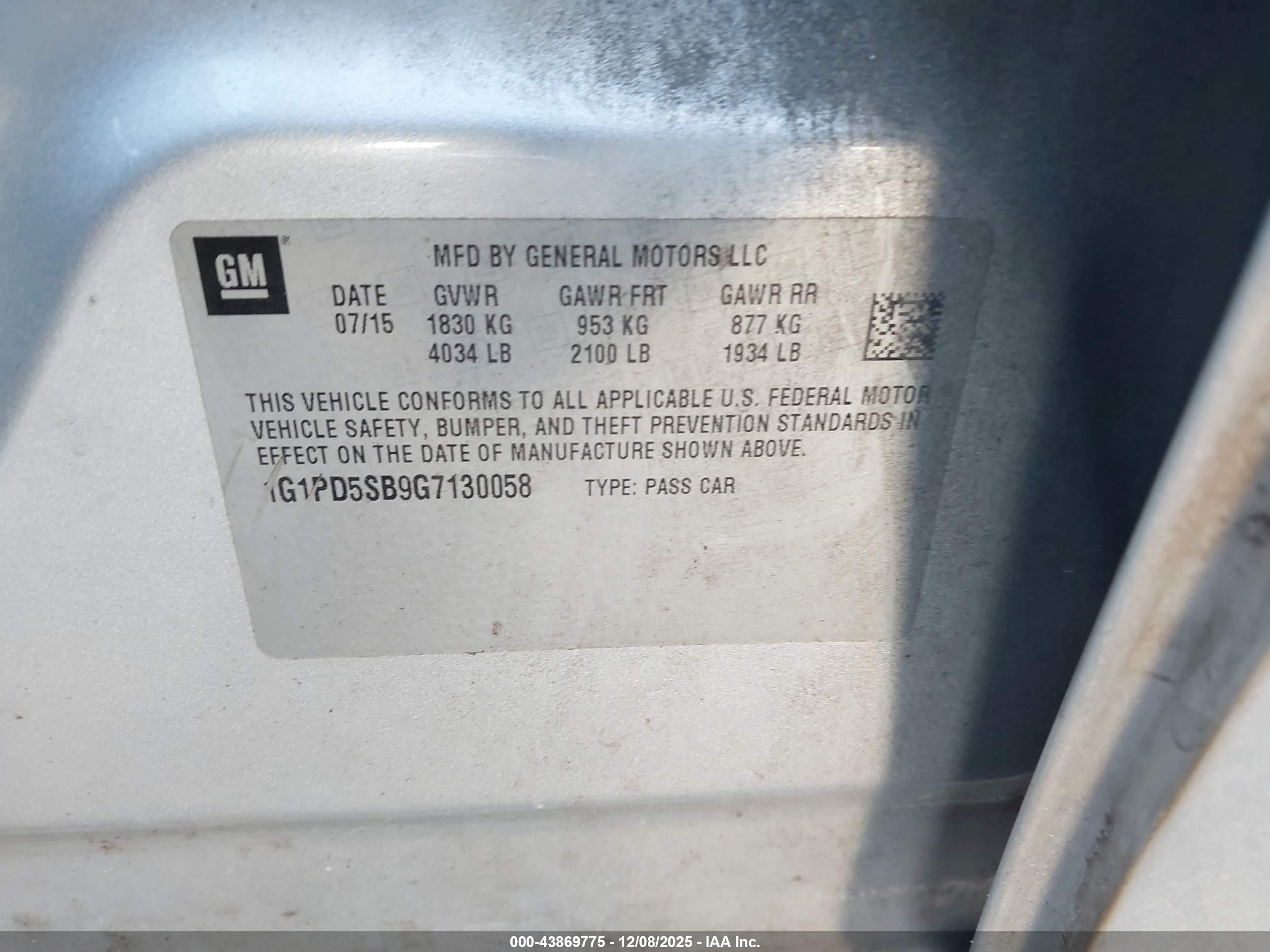 CHEVROLET CRUZE image 9