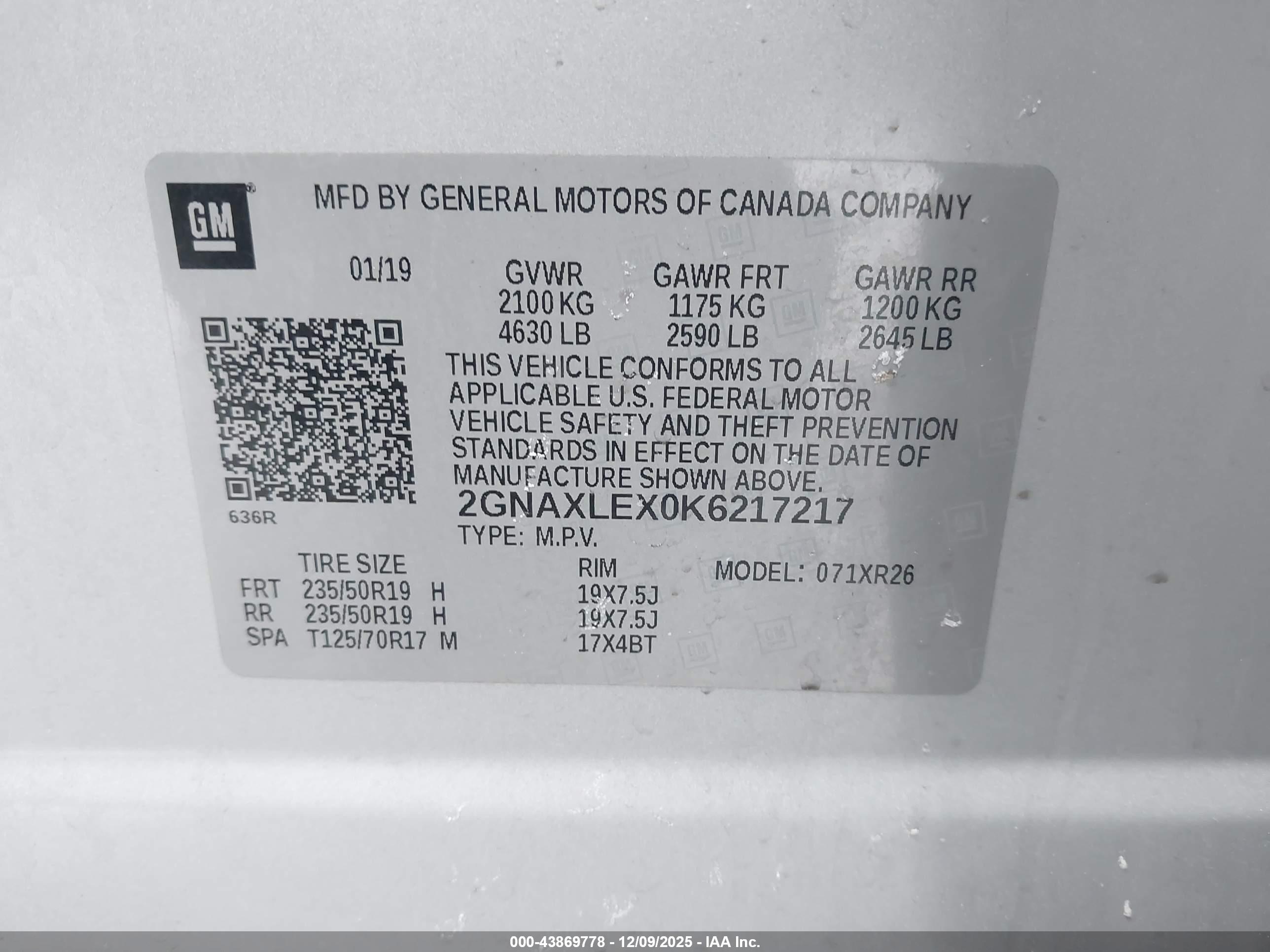 CHEVROLET EQUINOX image 9