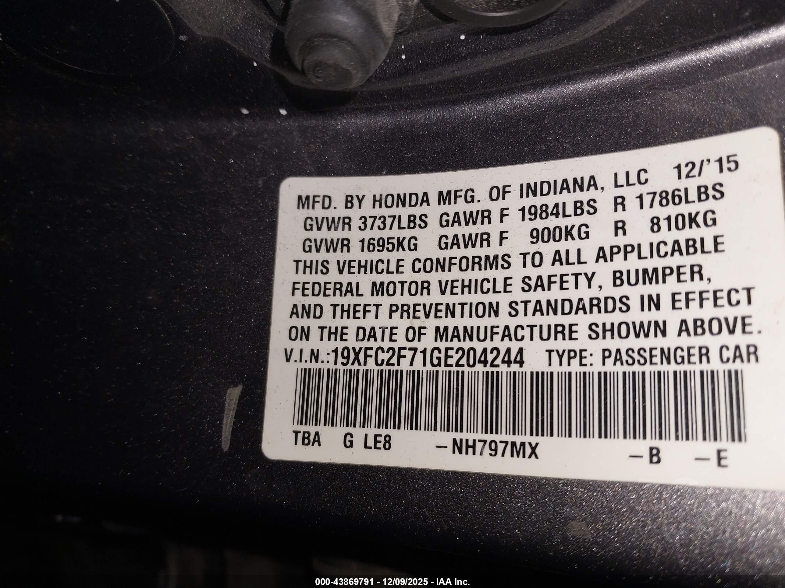 HONDA CIVIC image 9