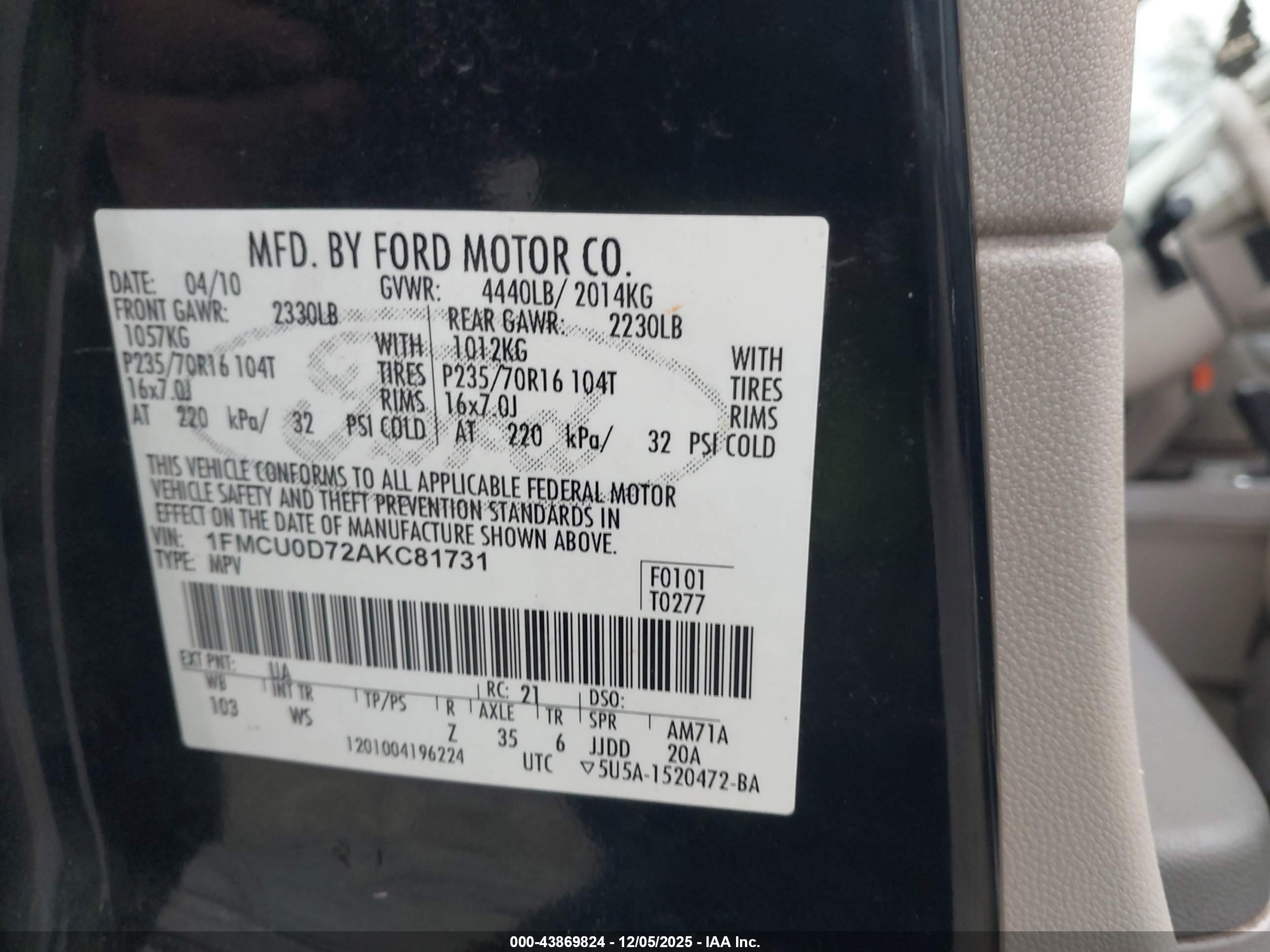 FORD ESCAPE image 9