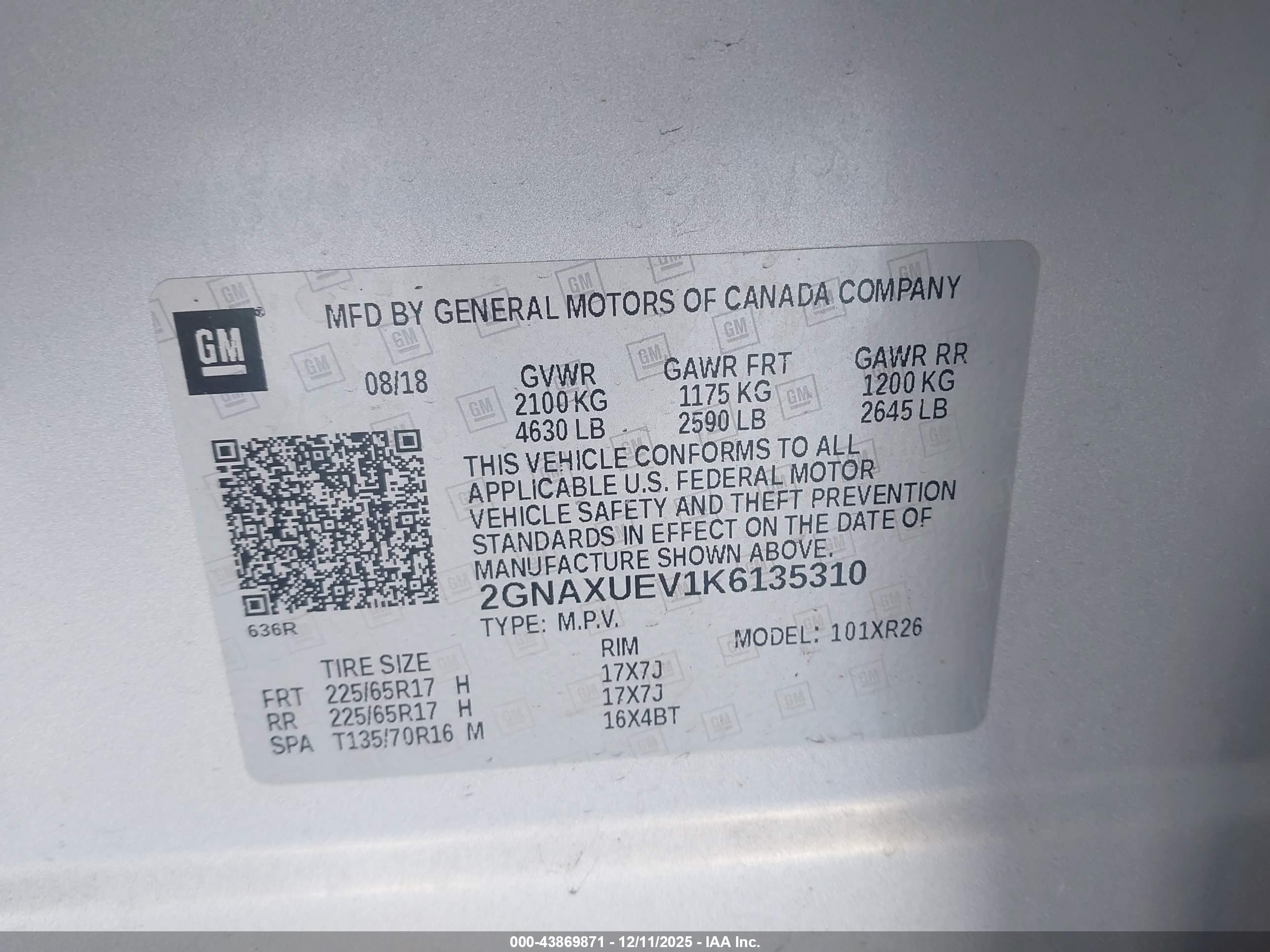 CHEVROLET EQUINOX image 9