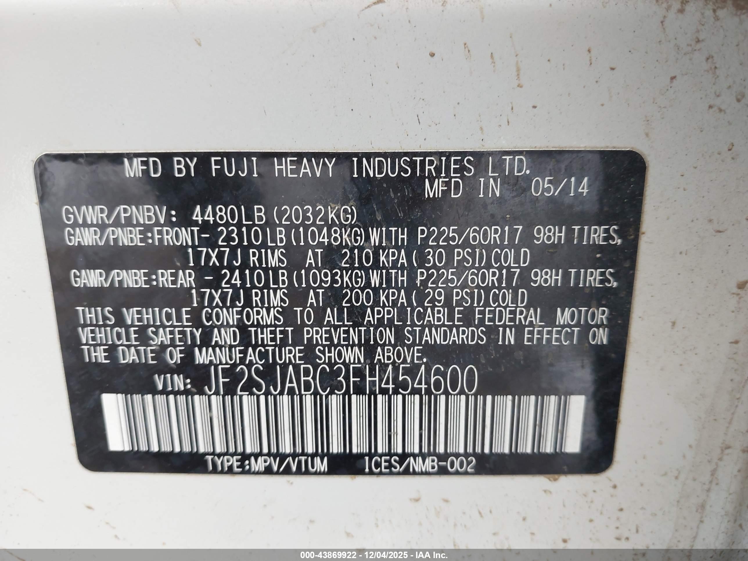 SUBARU FORESTER image 9