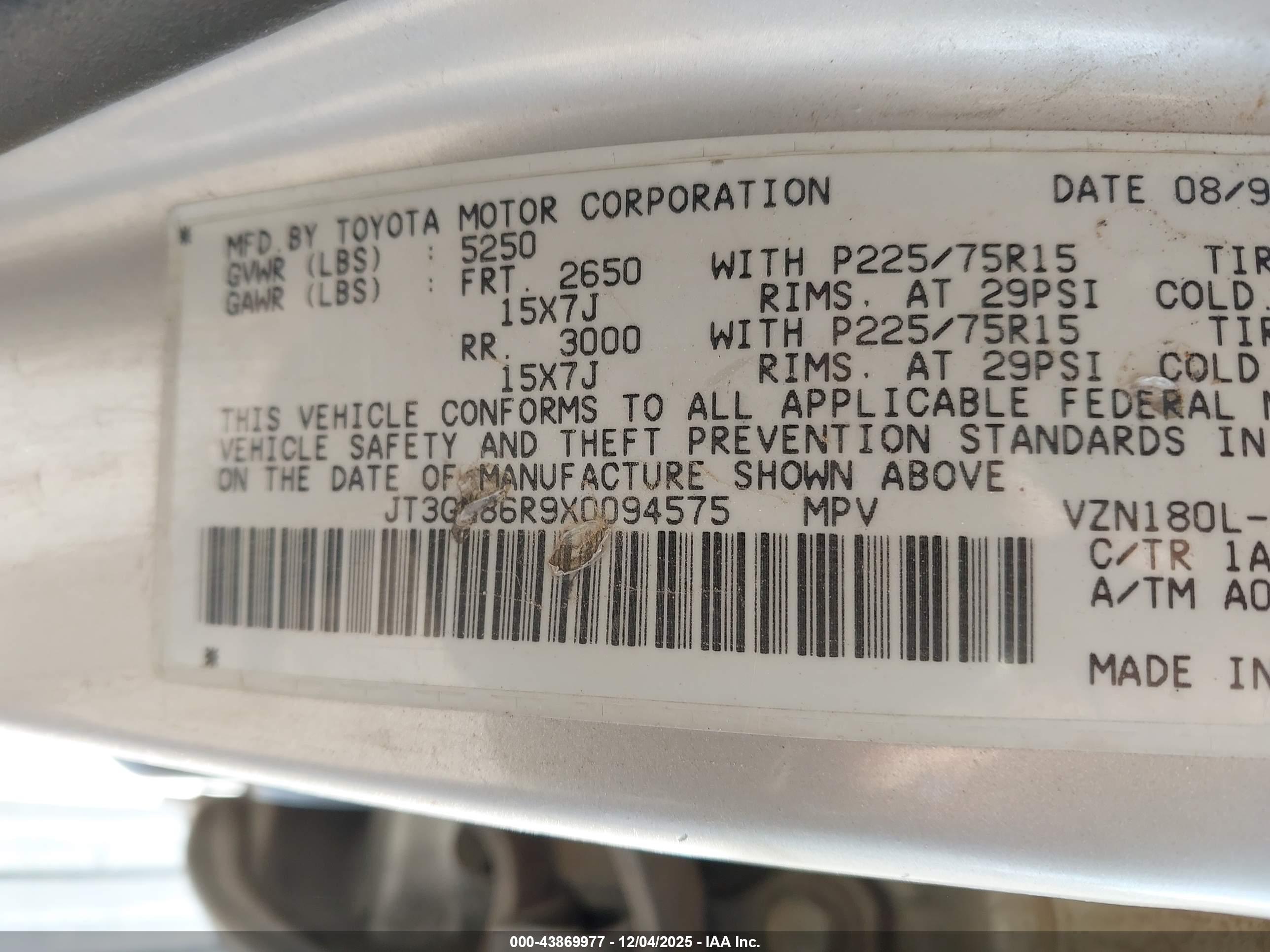 TOYOTA 4RUNNER image 9