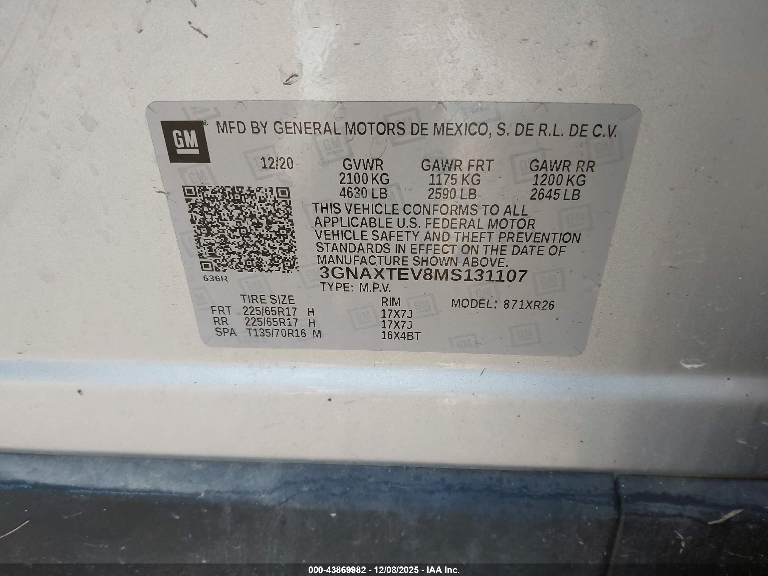 CHEVROLET EQUINOX image 9