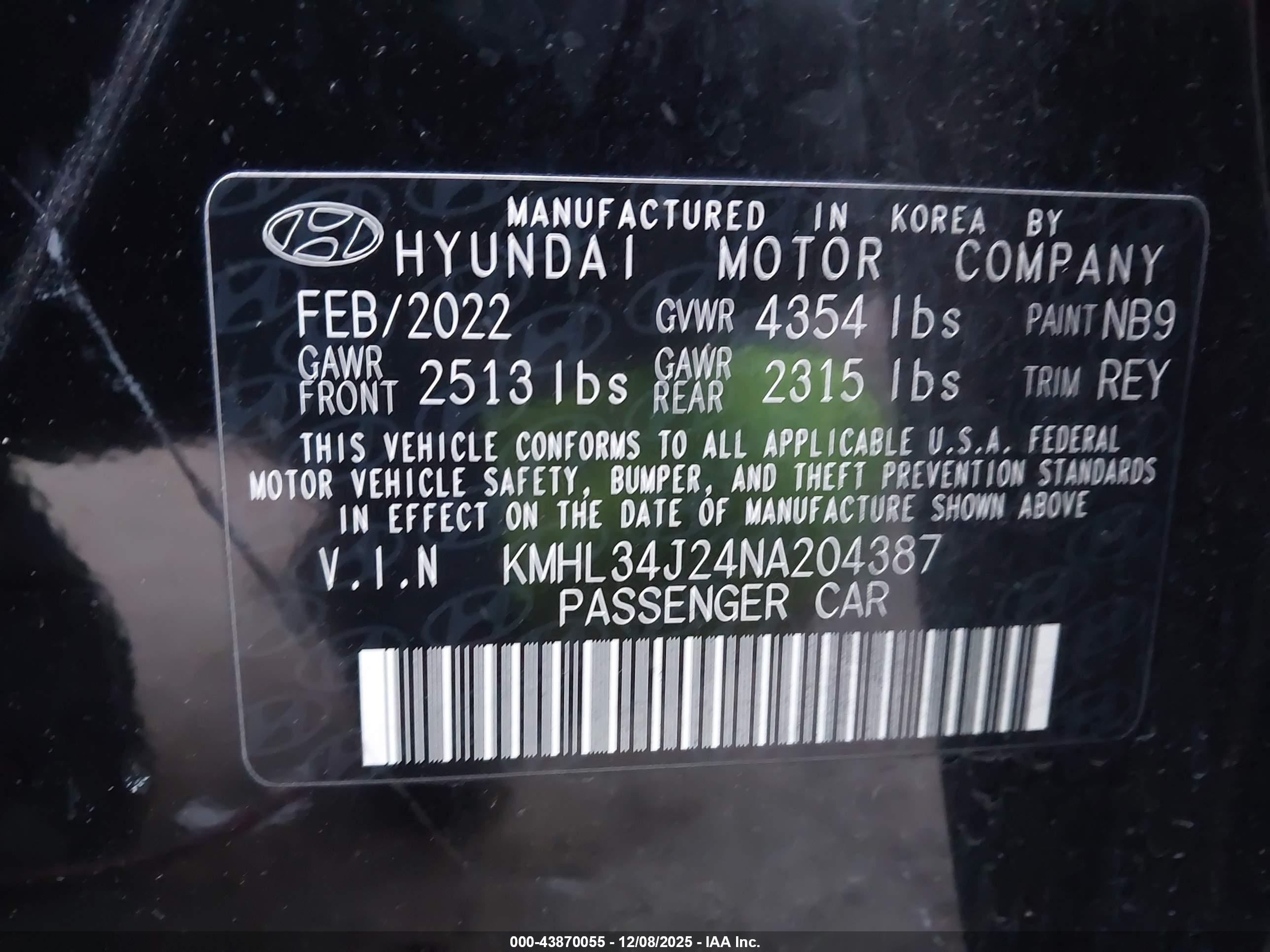 HYUNDAI SONATA image 9
