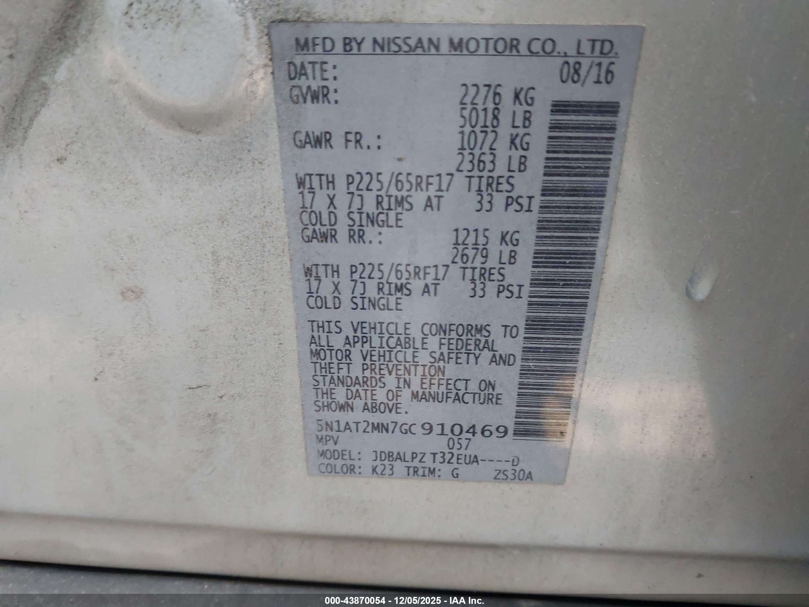 NISSAN ROGUE image 9