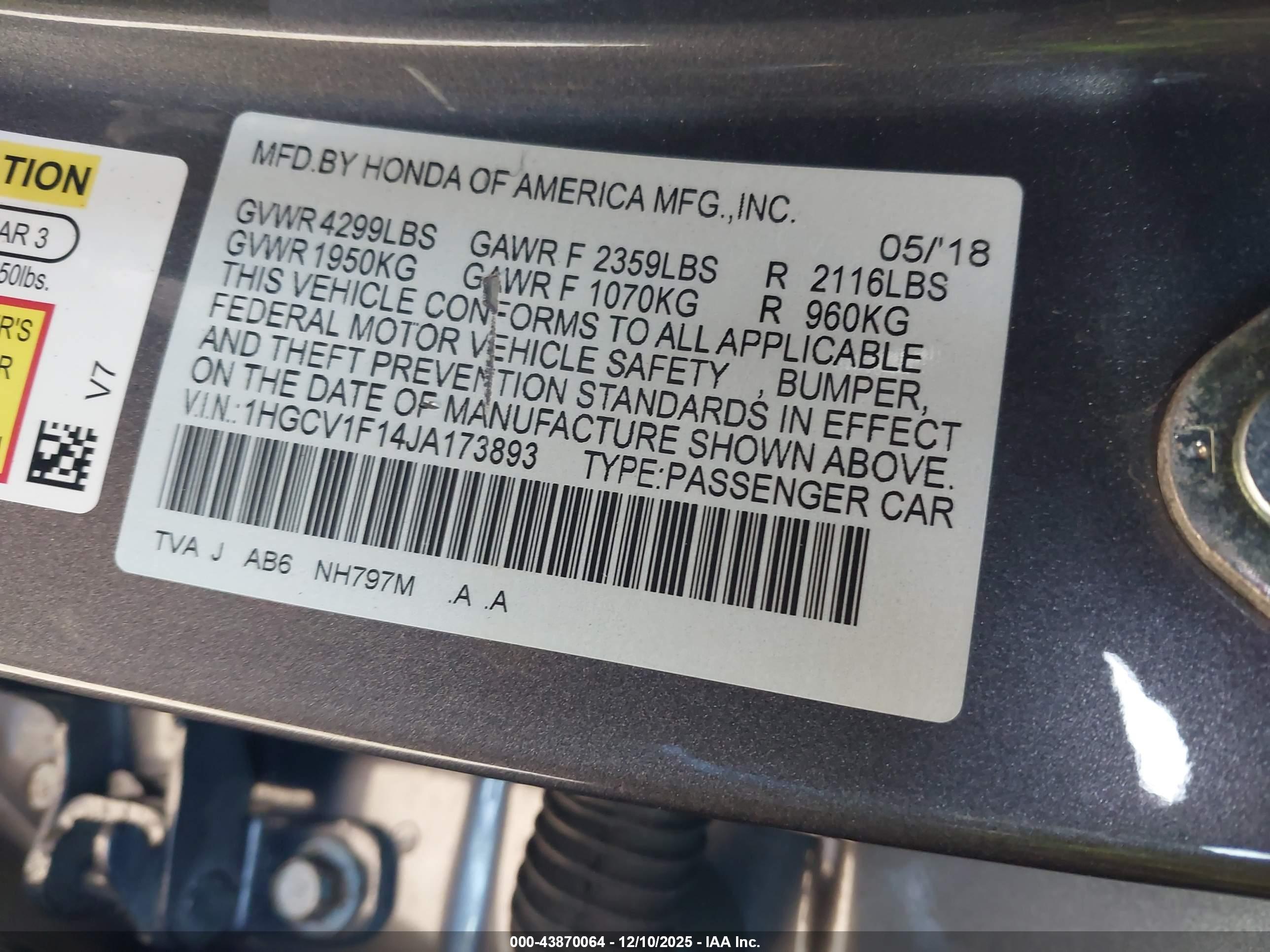 HONDA ACCORD image 9