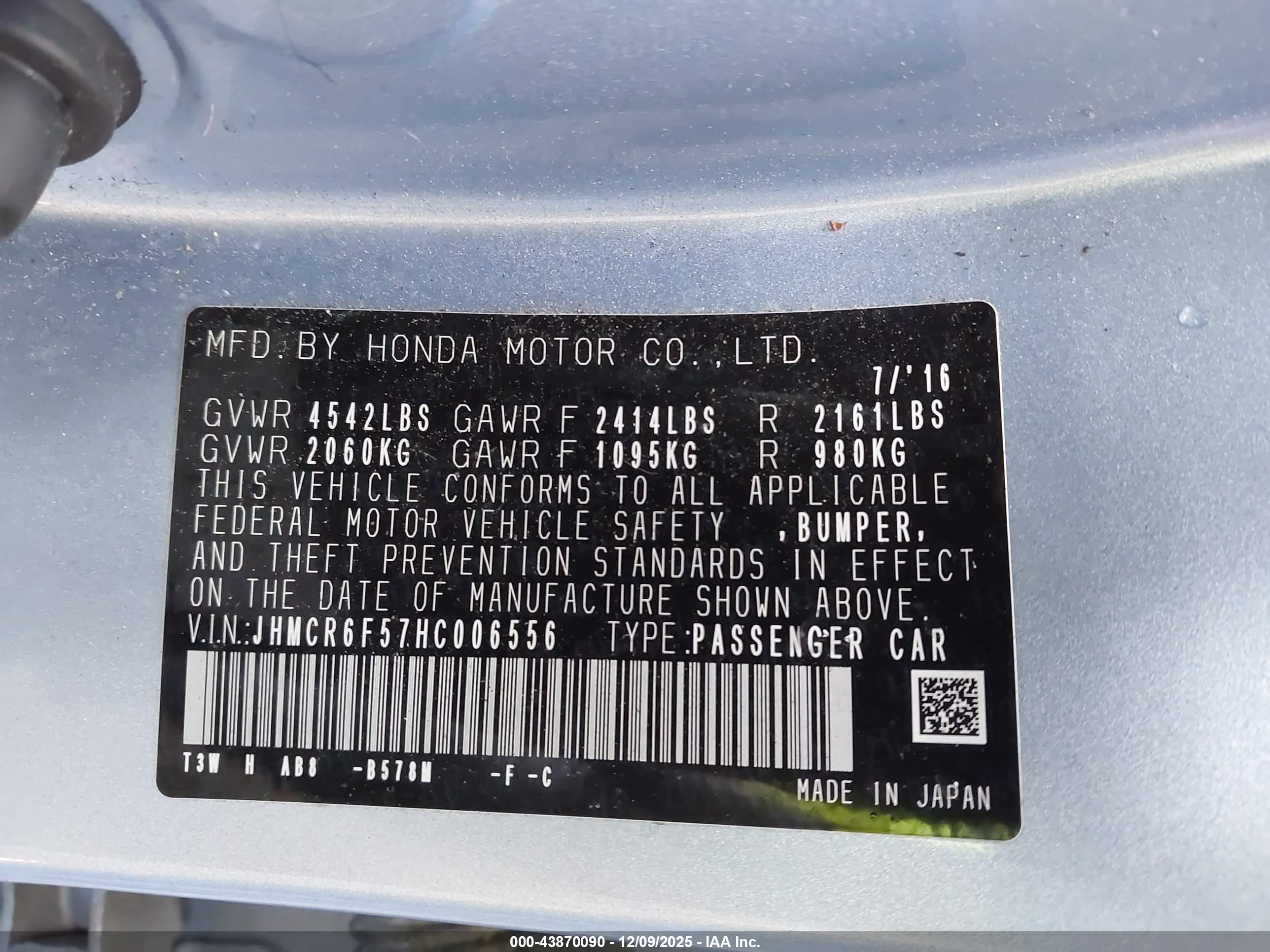 HONDA ACCORD image 9