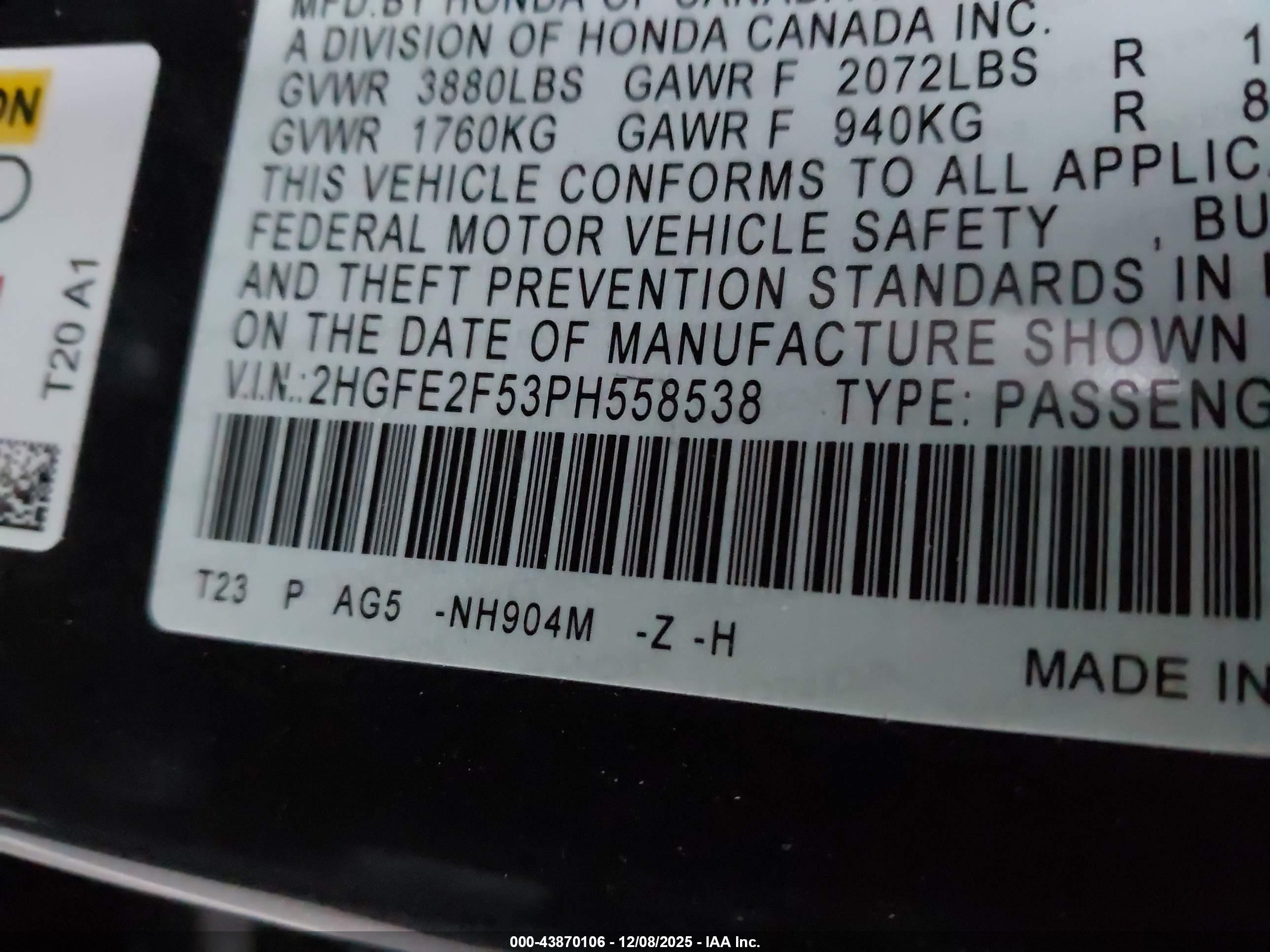 HONDA CIVIC image 9