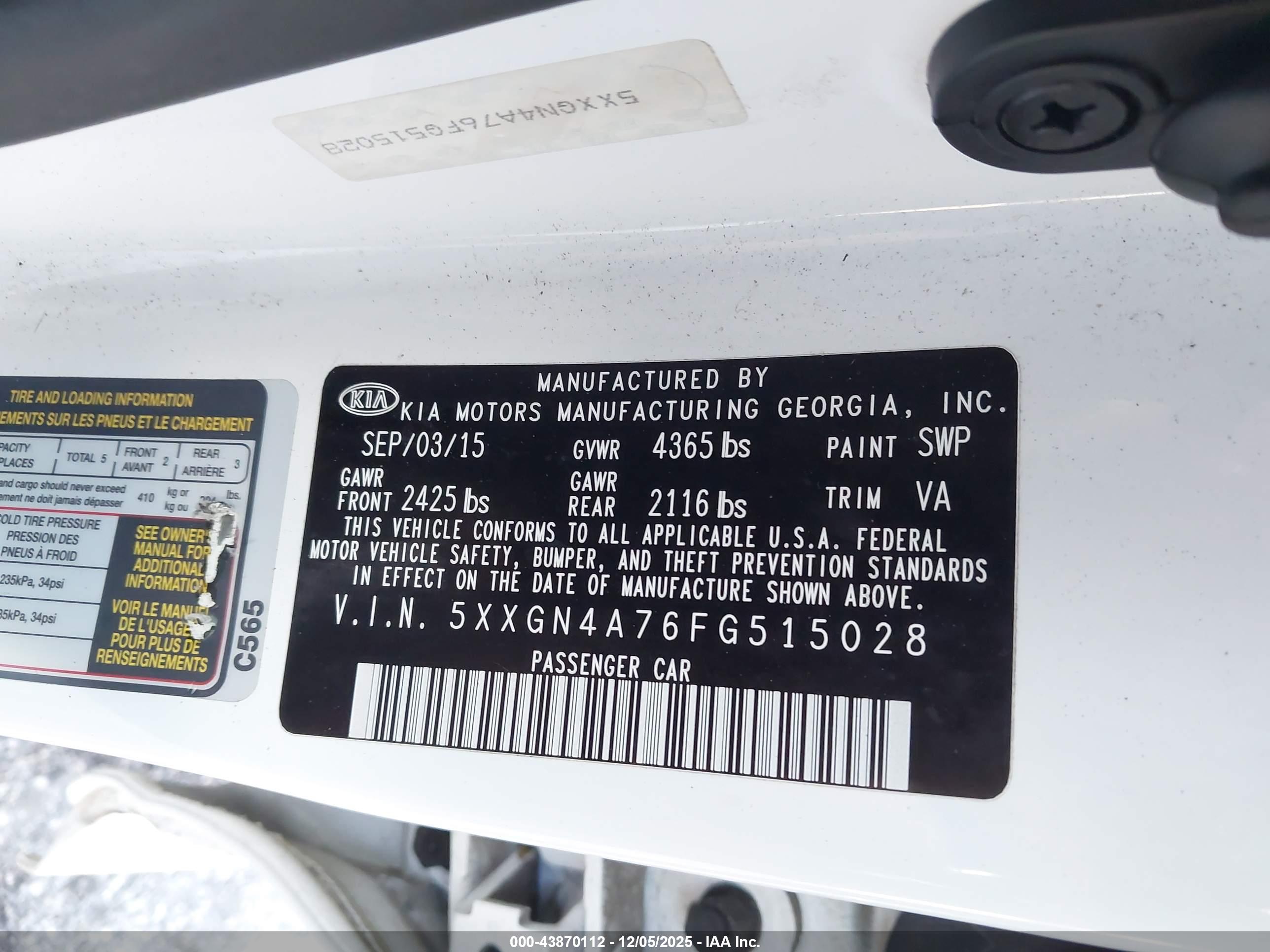 KIA OPTIMA image 9