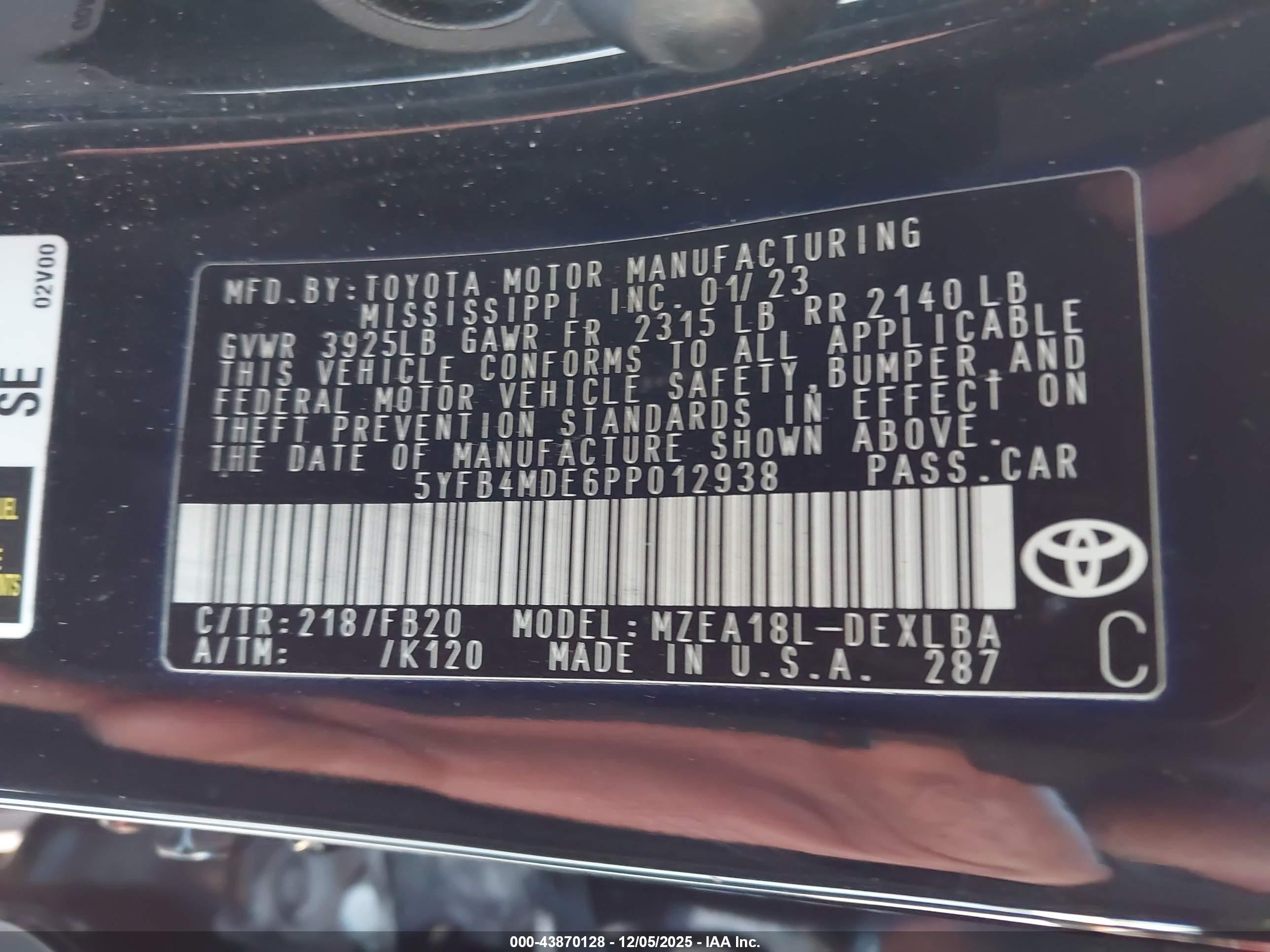 TOYOTA COROLLA image 9