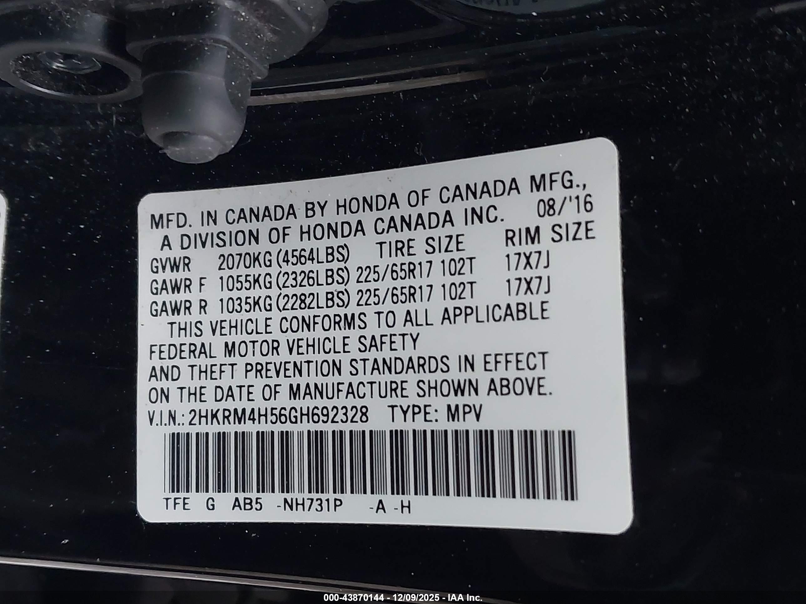 HONDA CR-V image 9
