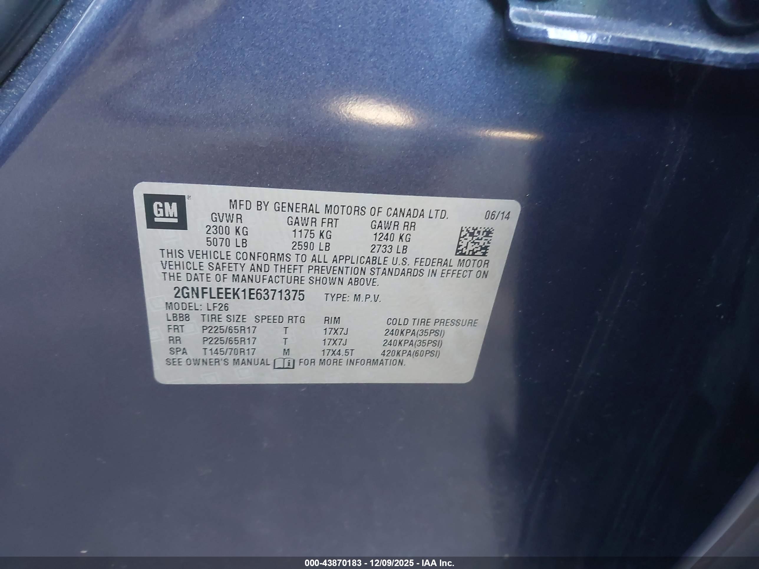 CHEVROLET EQUINOX image 9