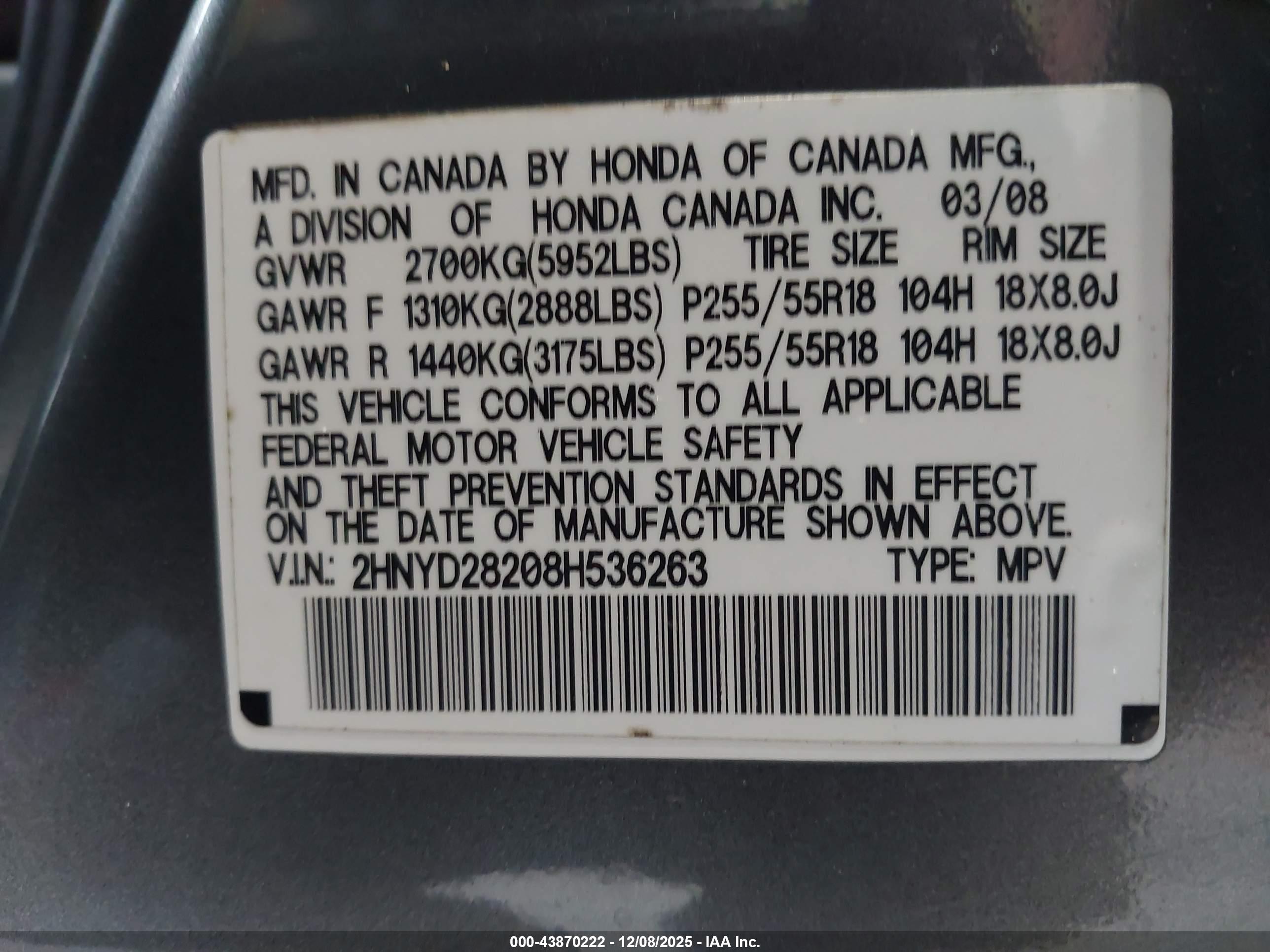 ACURA MDX image 9