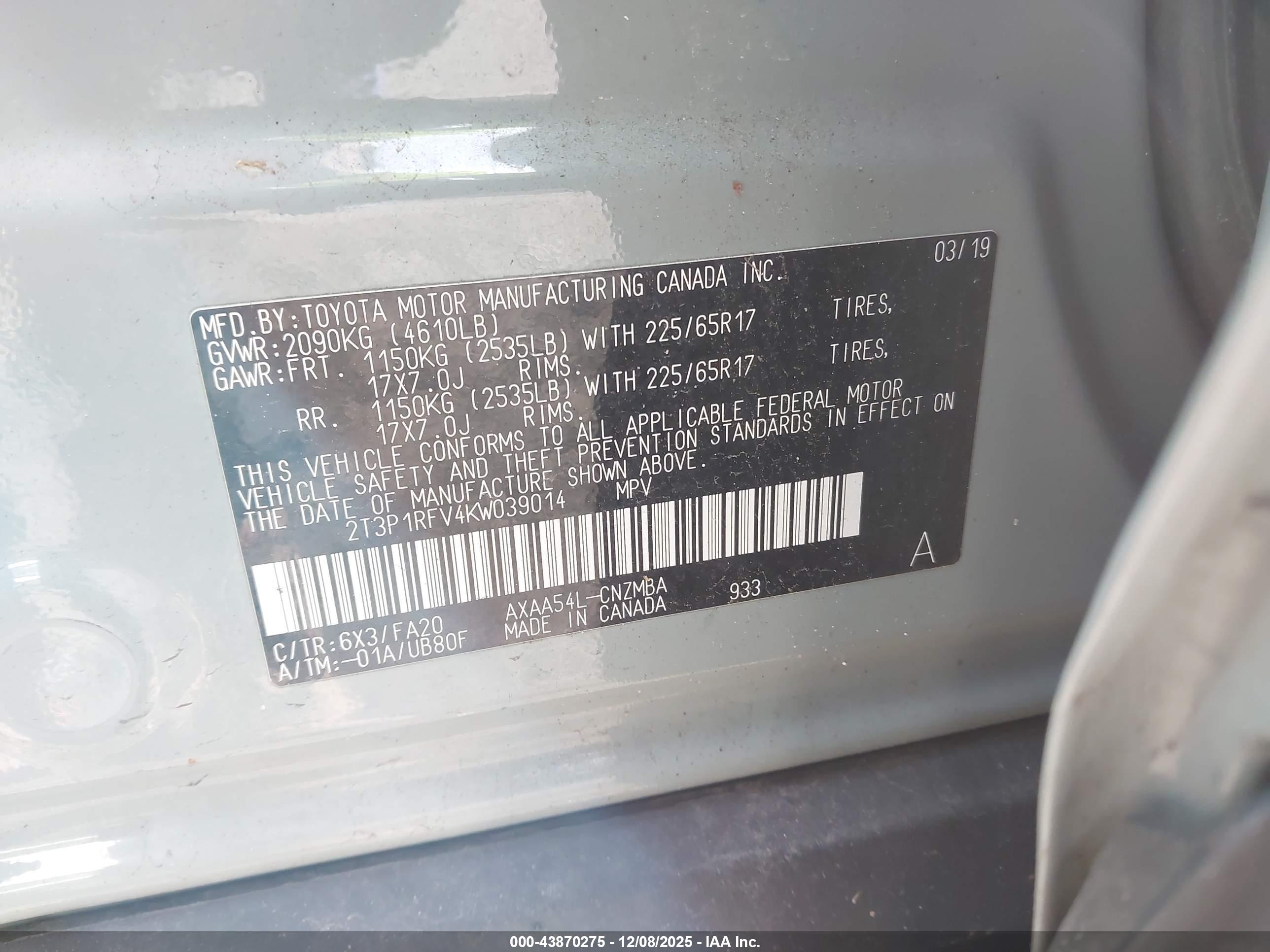 TOYOTA RAV4 image 9