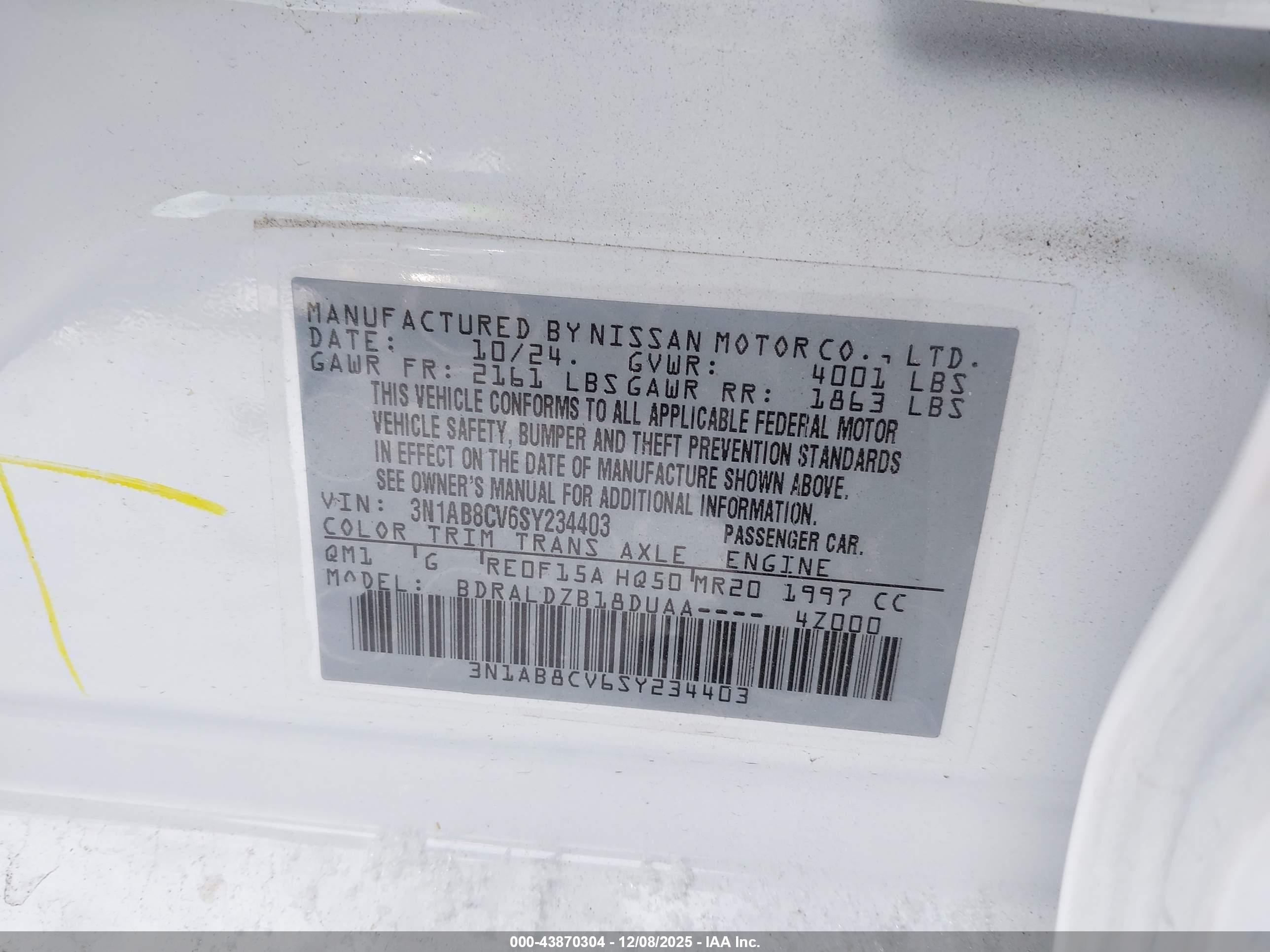 NISSAN SENTRA image 9