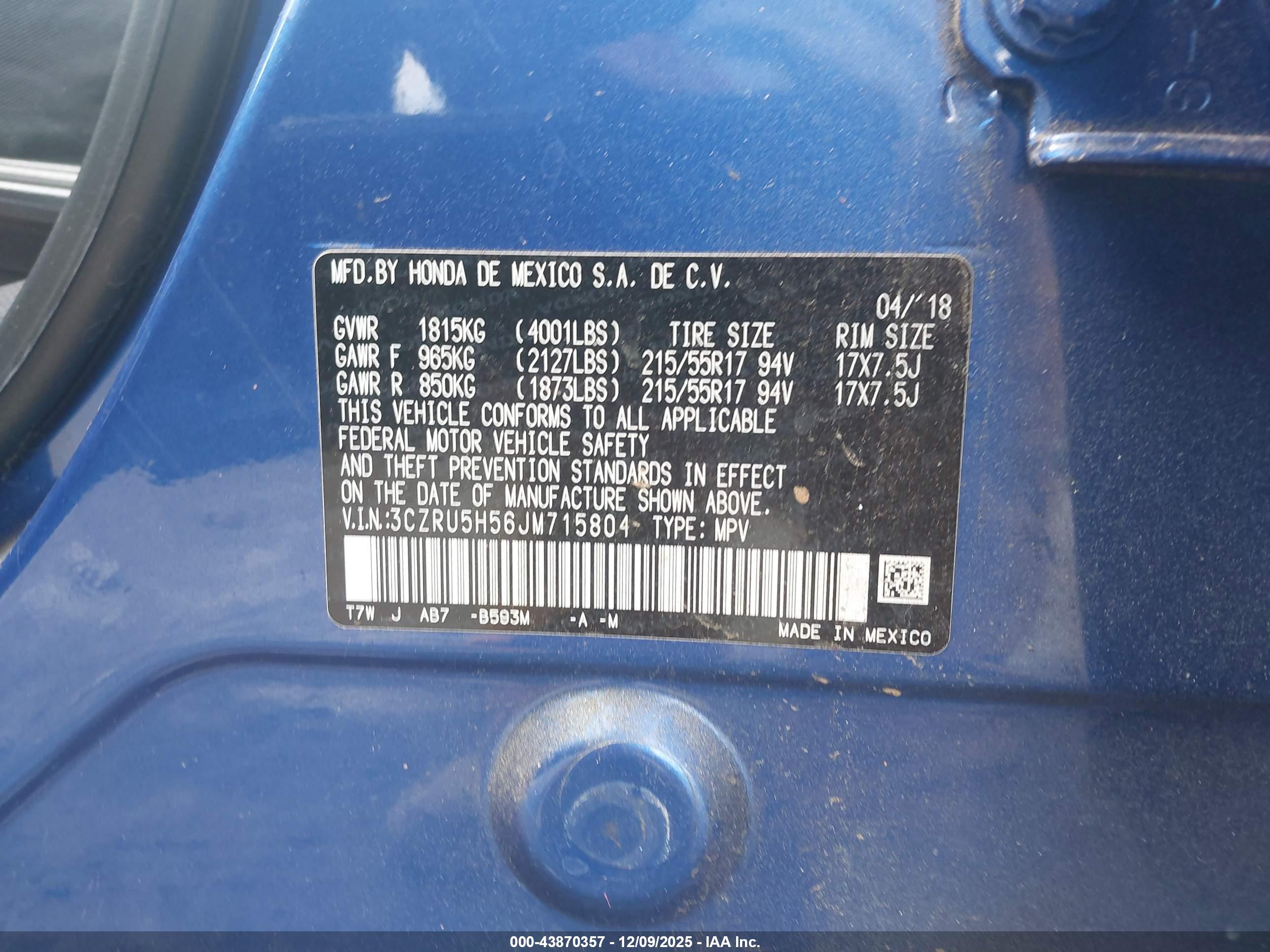 HONDA HR-V image 9