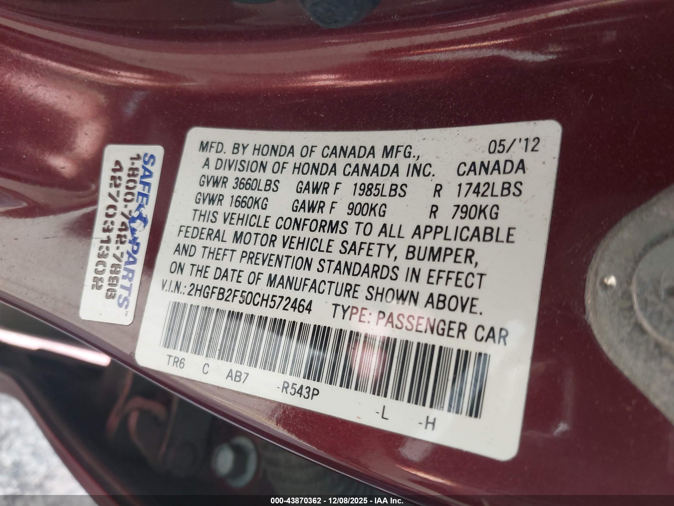 HONDA CIVIC image 9