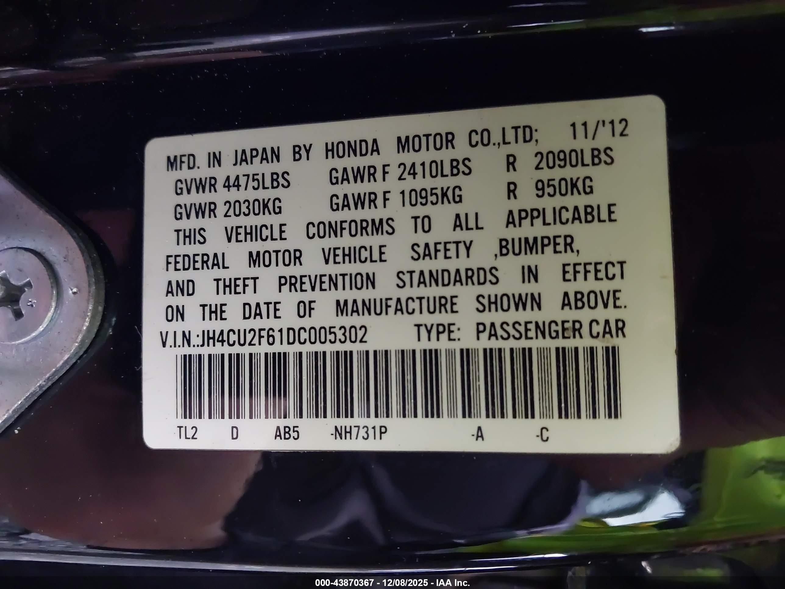 ACURA TSX image 9