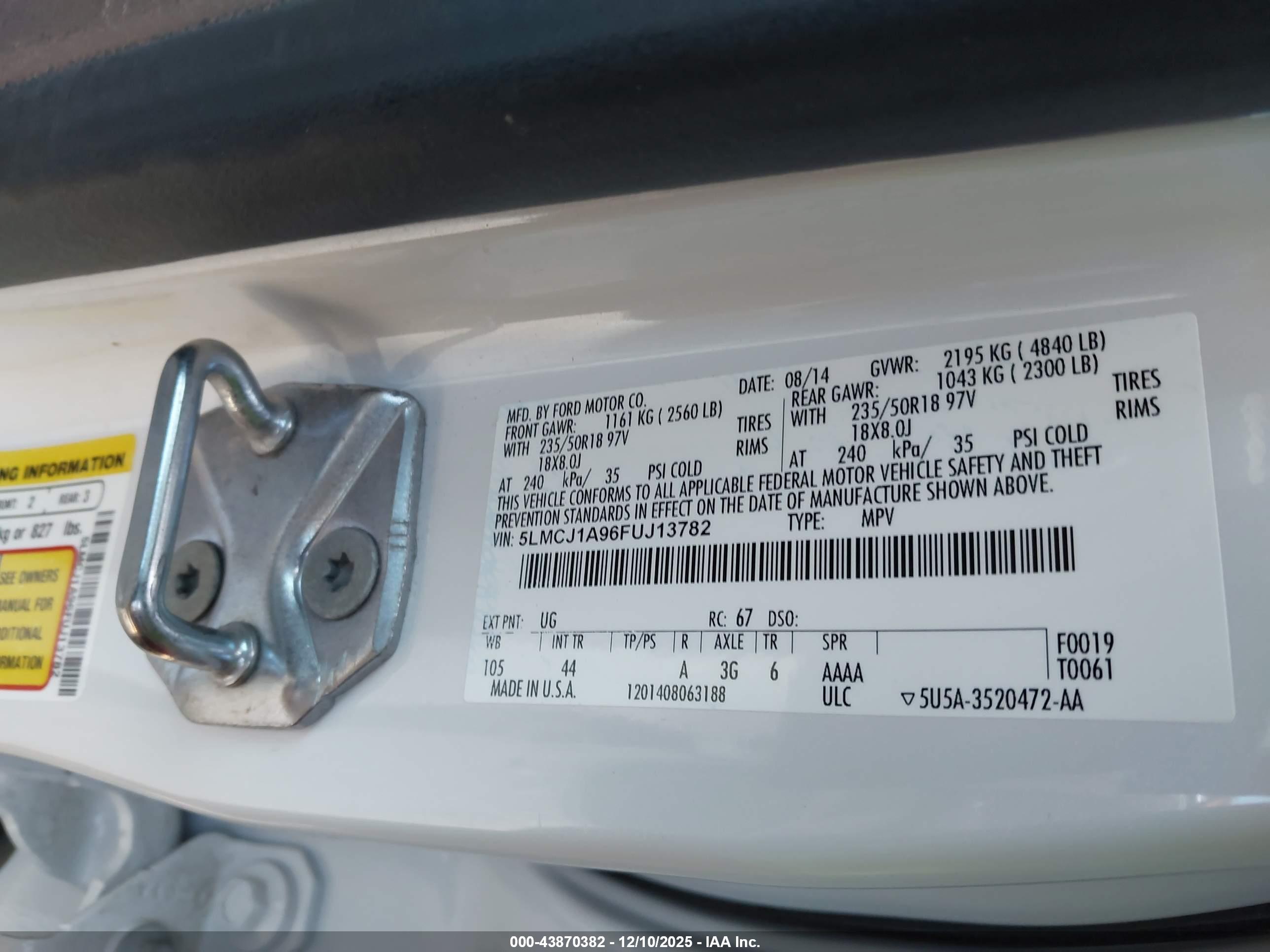 LINCOLN MKC image 9