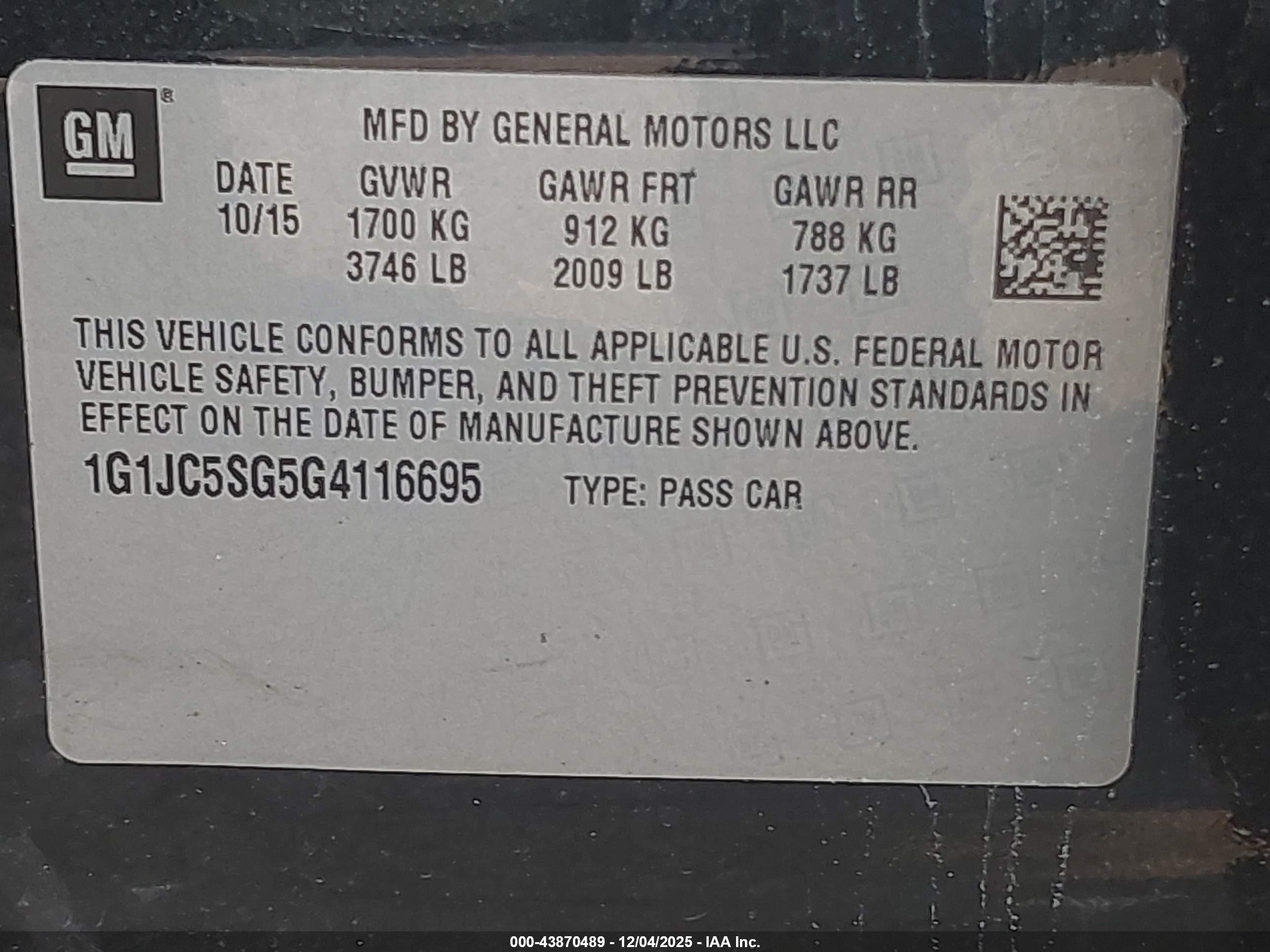 CHEVROLET SONIC image 9