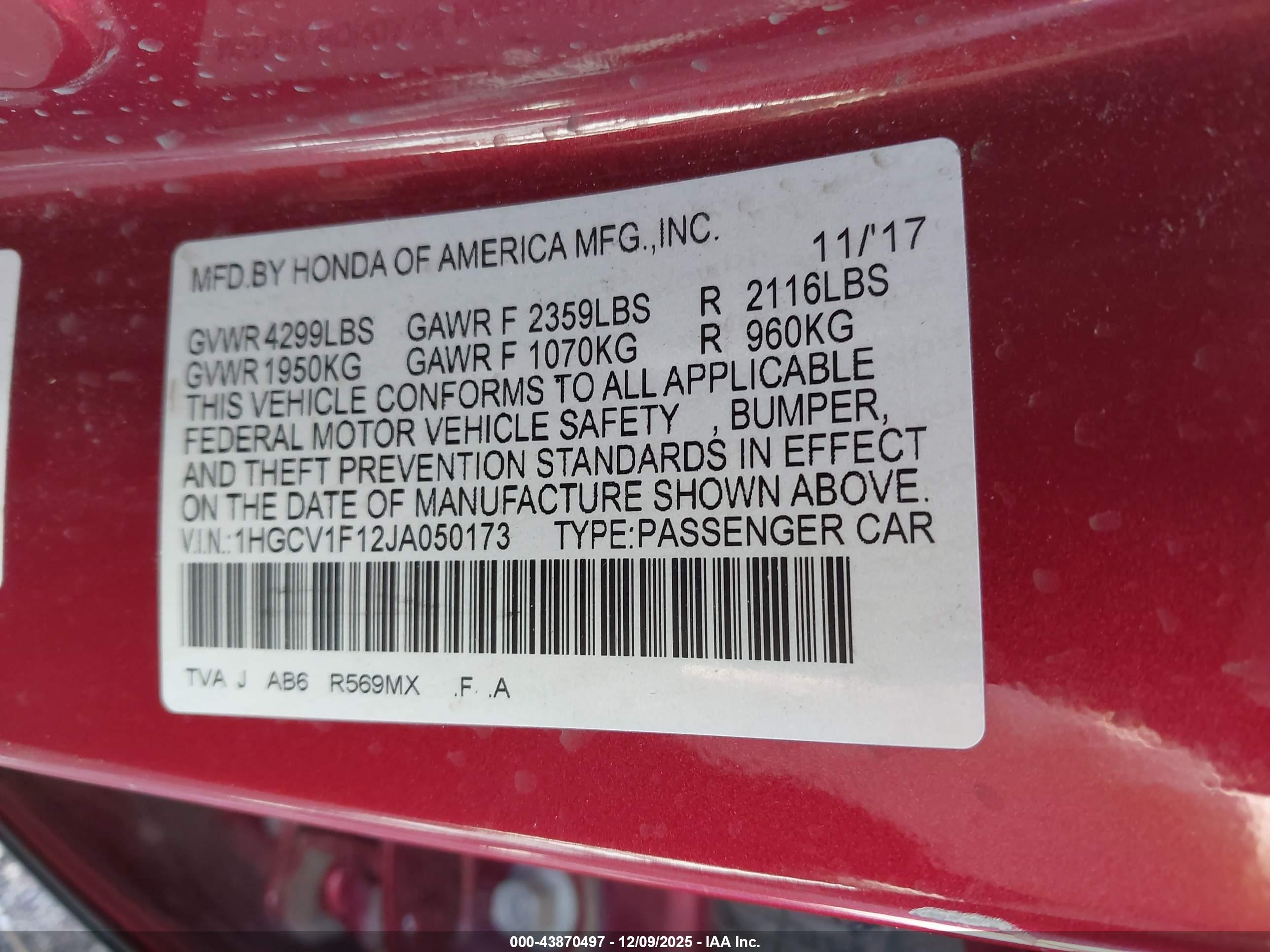 HONDA ACCORD image 9