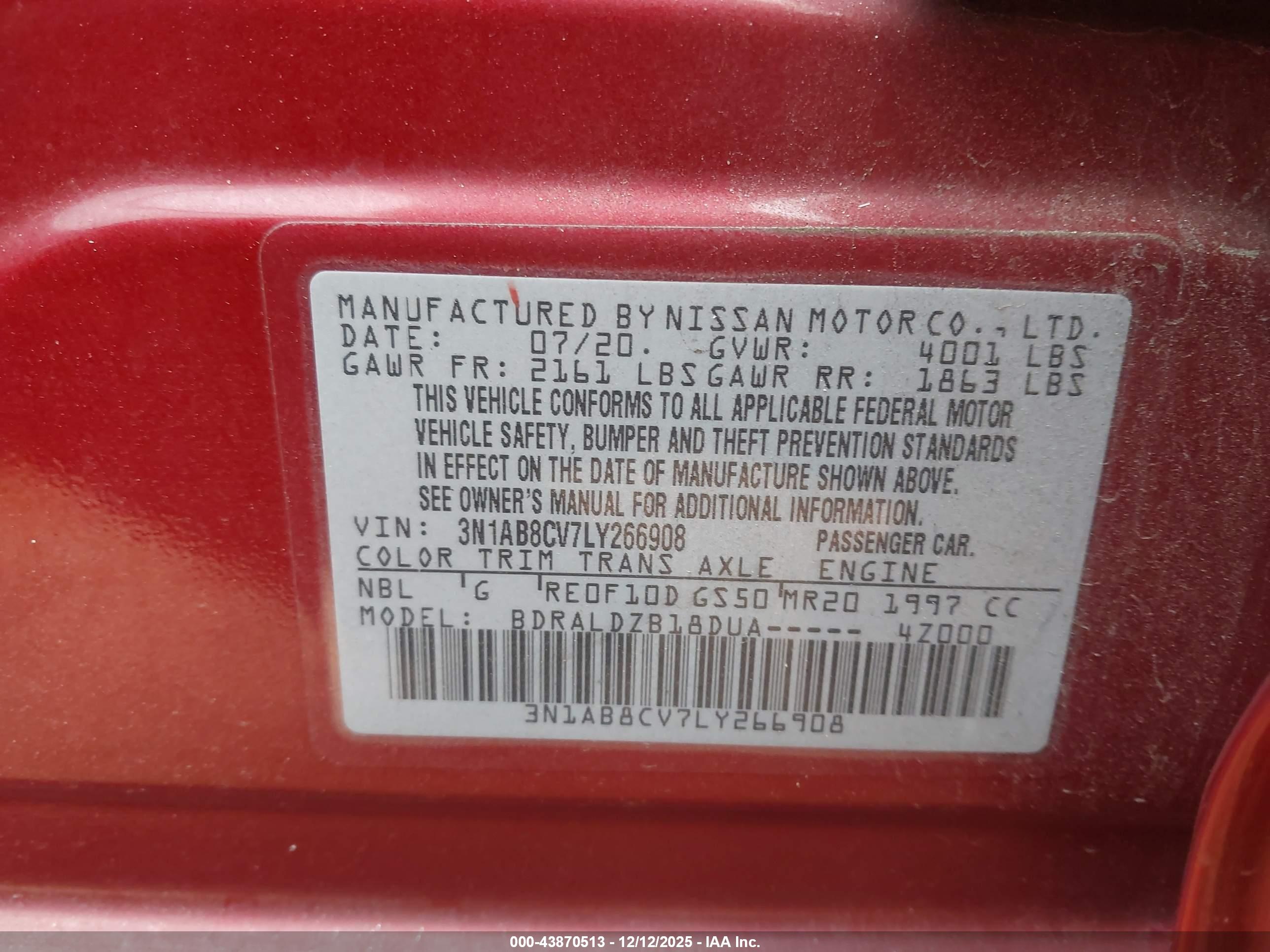 NISSAN SENTRA image 9