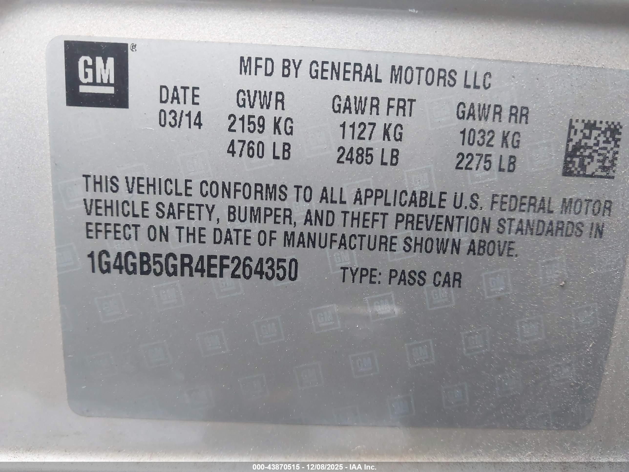 BUICK LACROSSE image 9