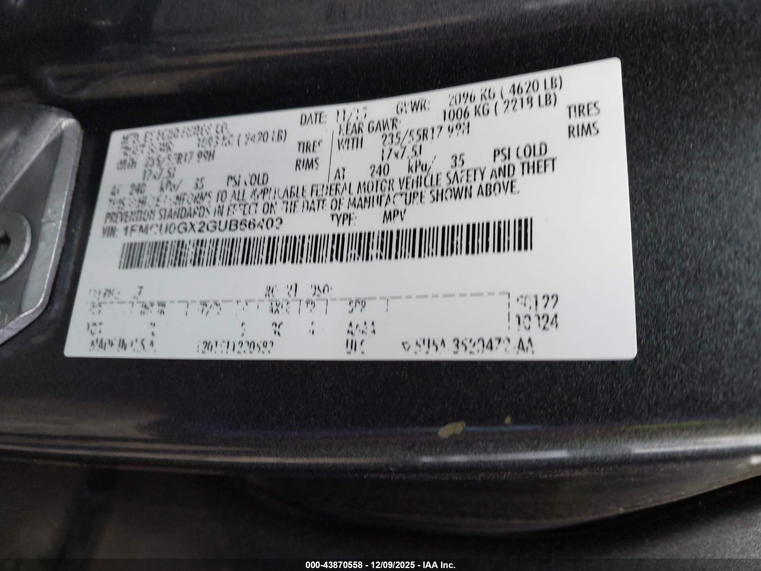 FORD ESCAPE image 9