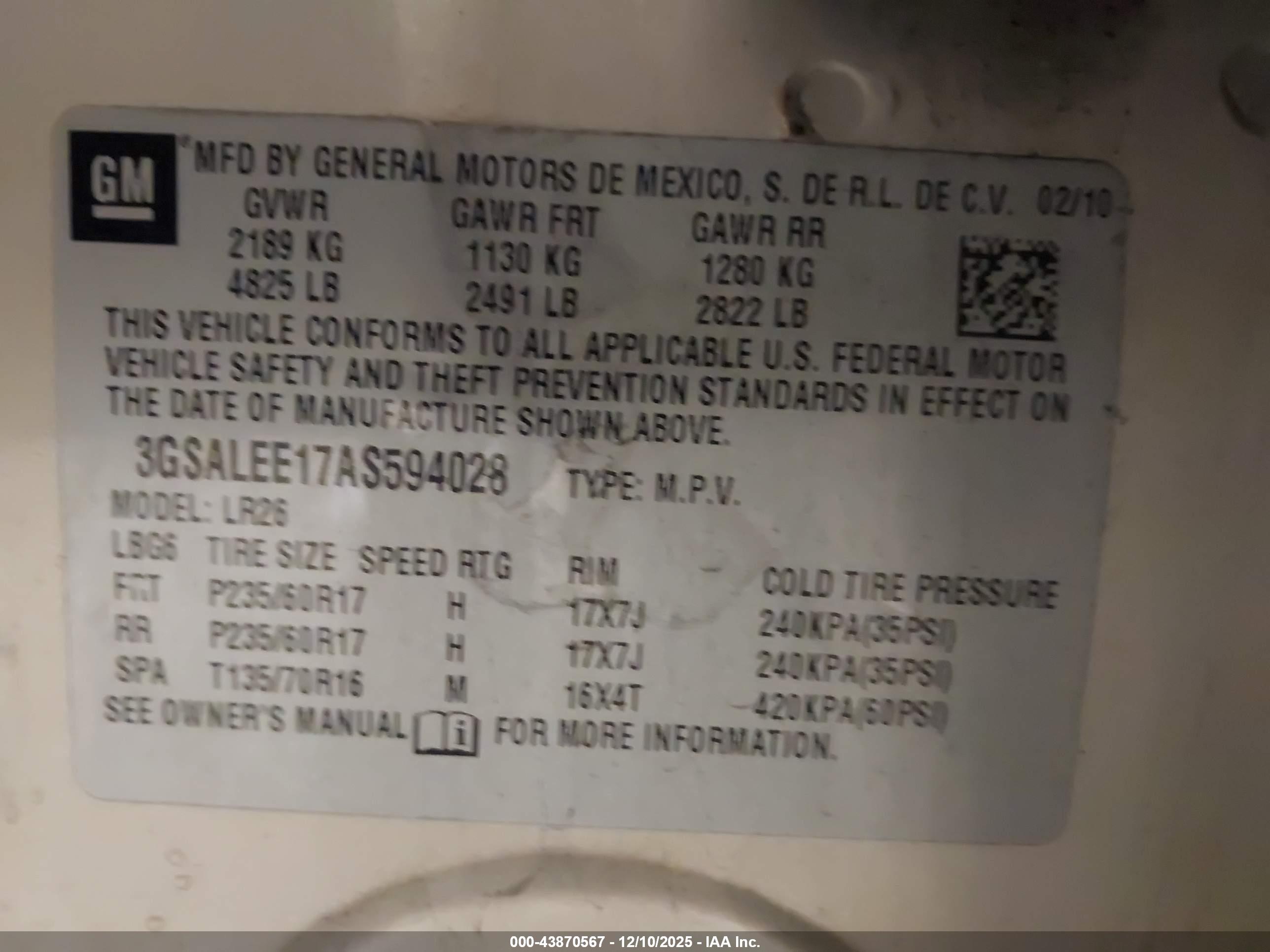 SATURN VUE image 9