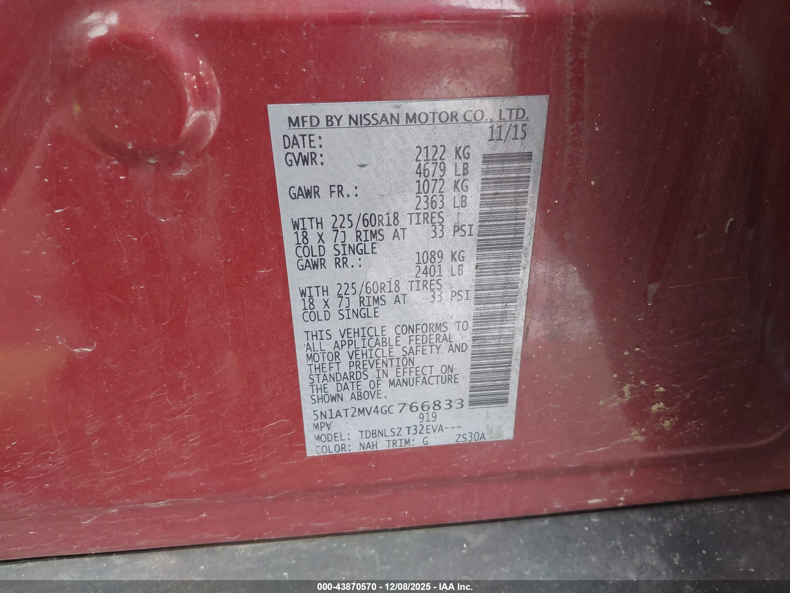 NISSAN ROGUE image 9