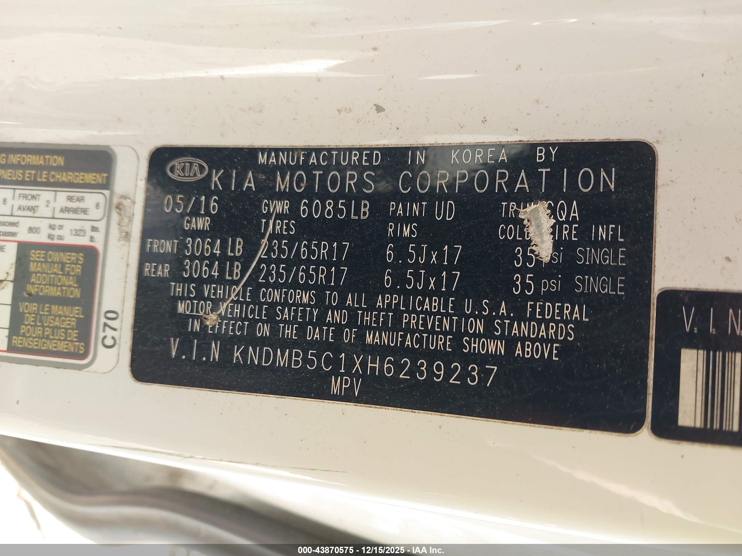 KIA SEDONA image 9