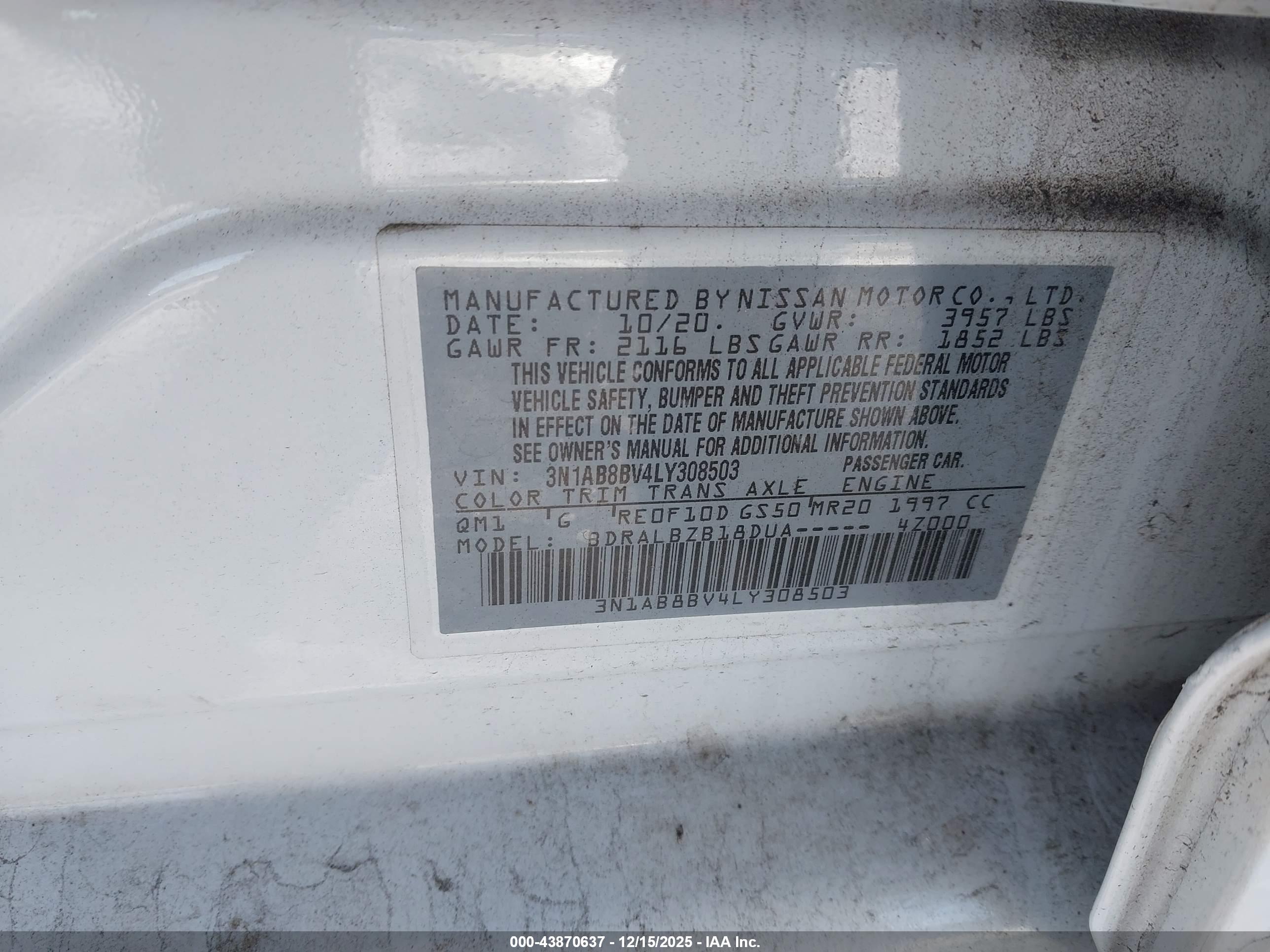 NISSAN SENTRA image 9