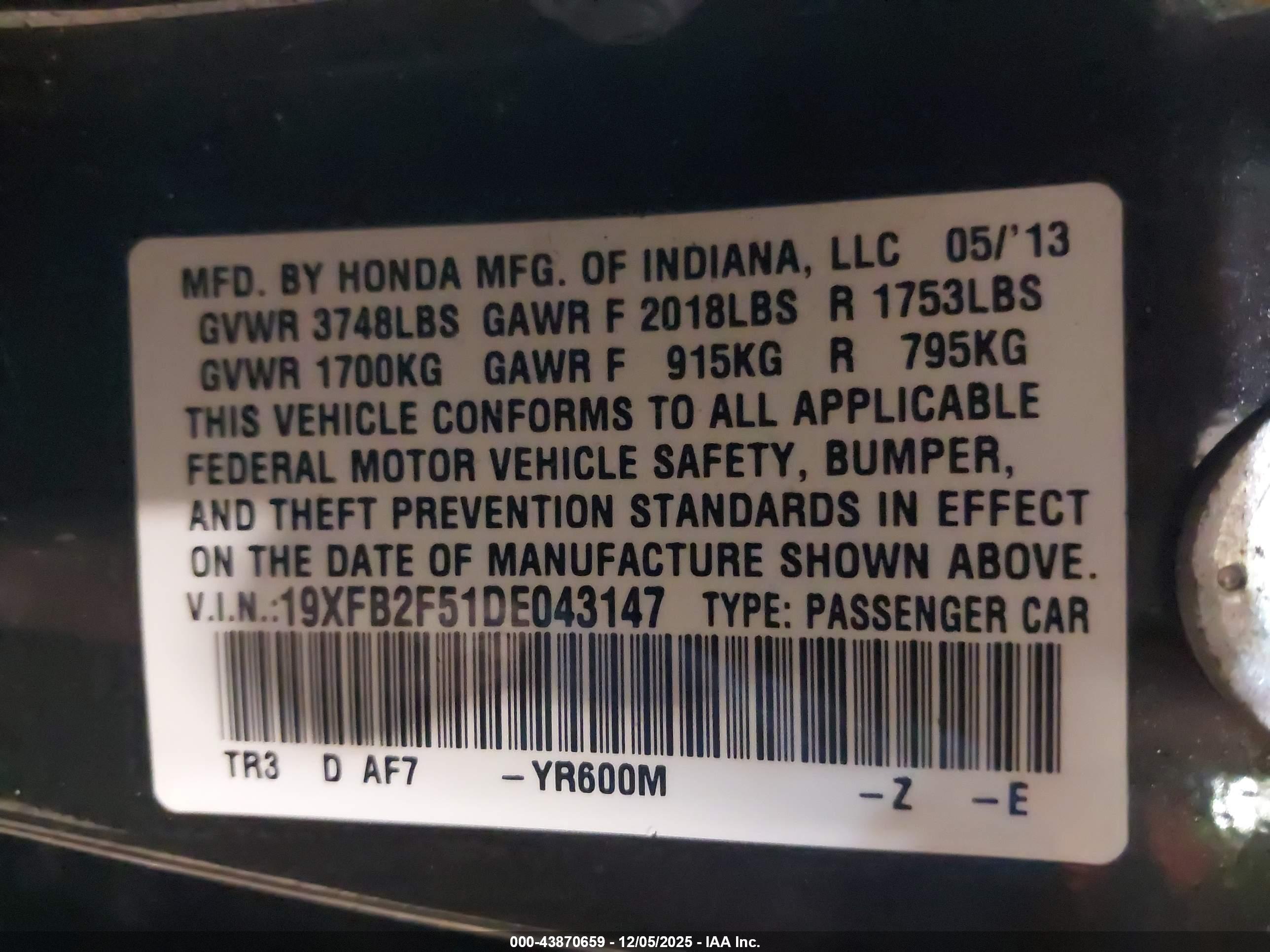 HONDA CIVIC image 9