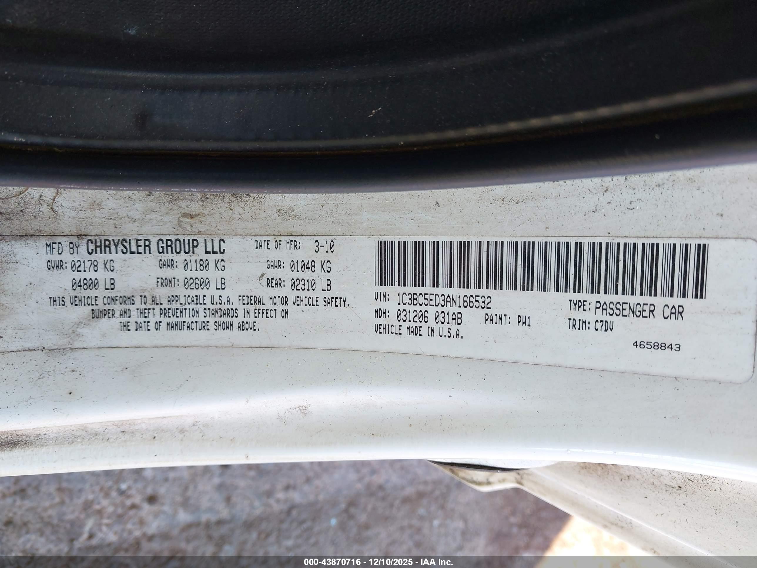 CHRYSLER SEBRING image 9