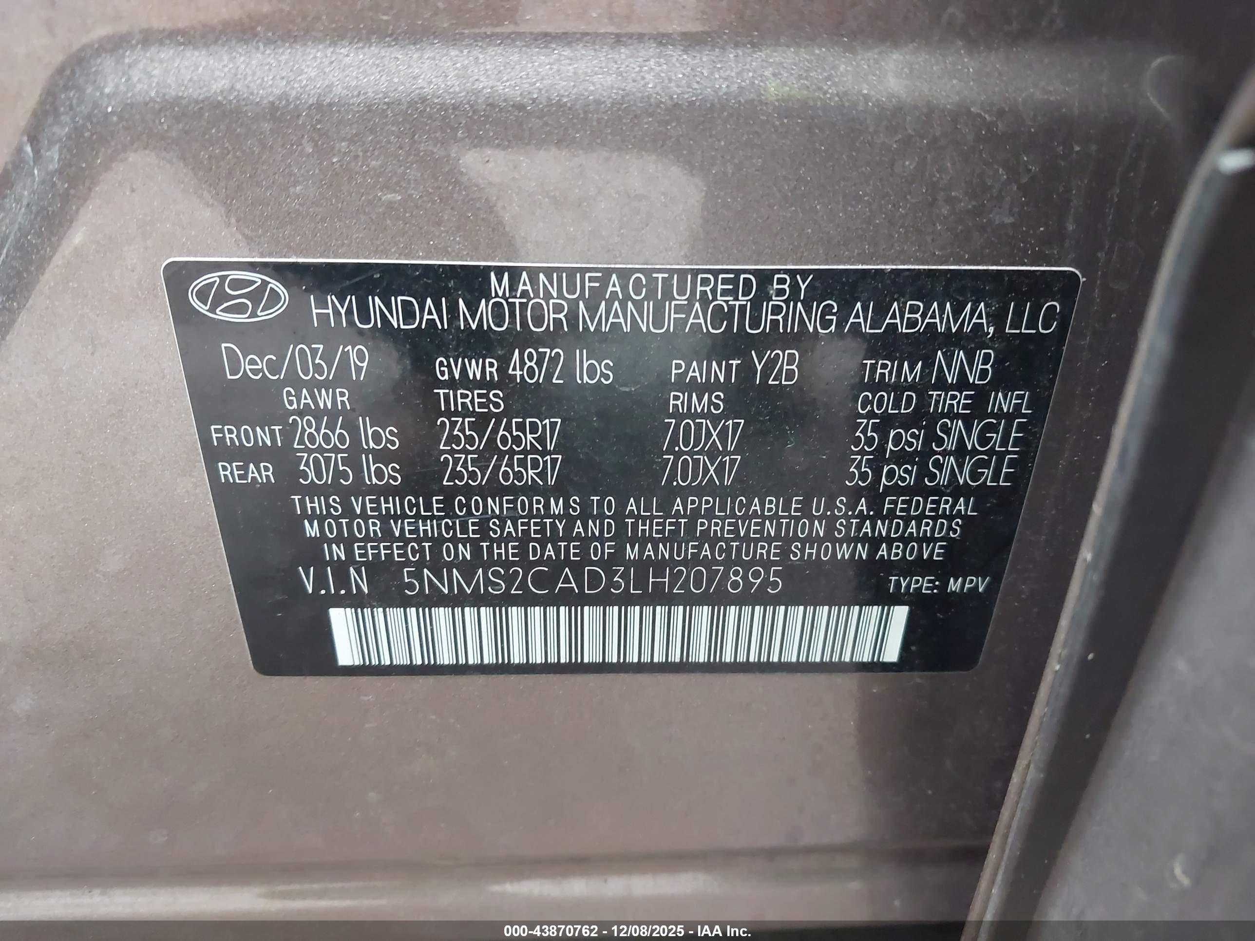 HYUNDAI SANTA image 9