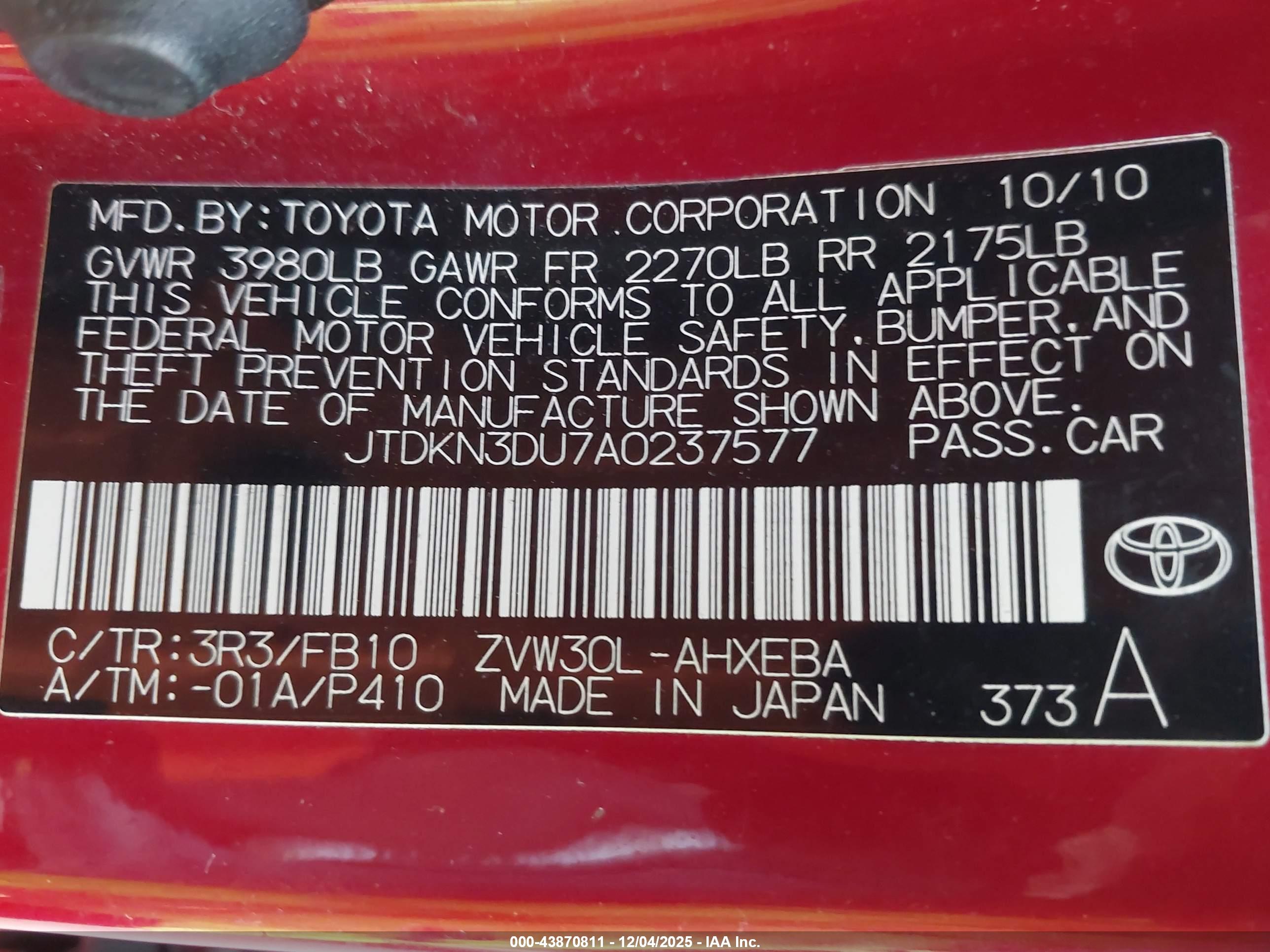 TOYOTA PRIUS image 9