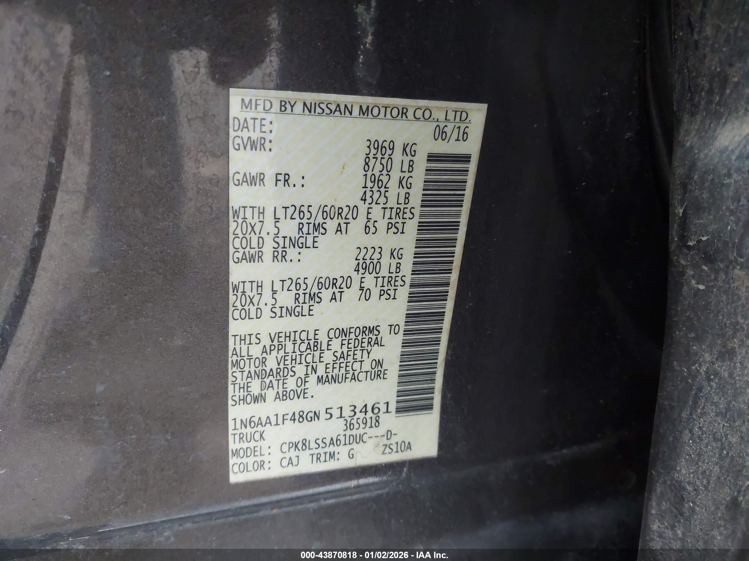 NISSAN TITAN image 9