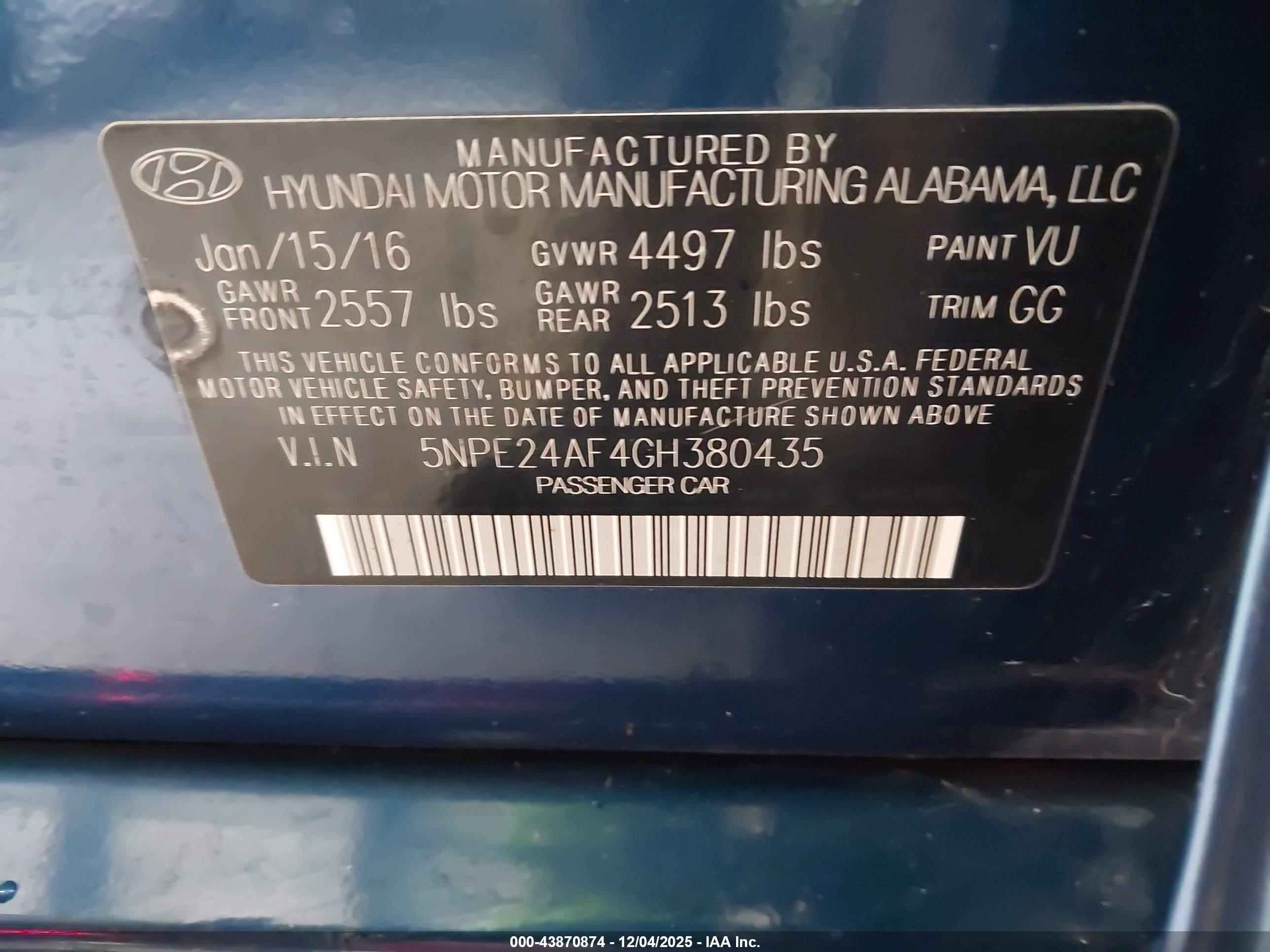 HYUNDAI SONATA image 9
