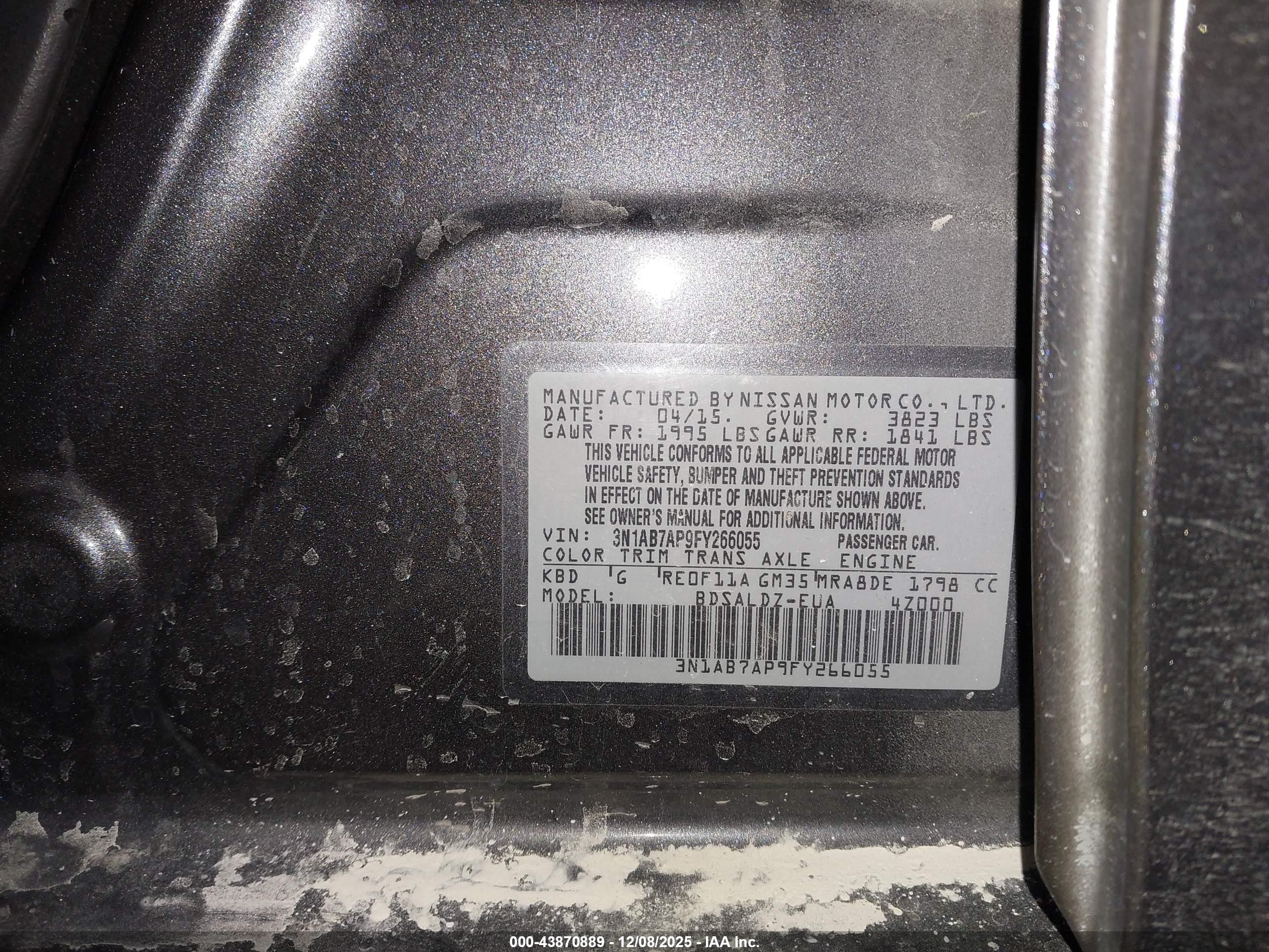 NISSAN SENTRA image 9