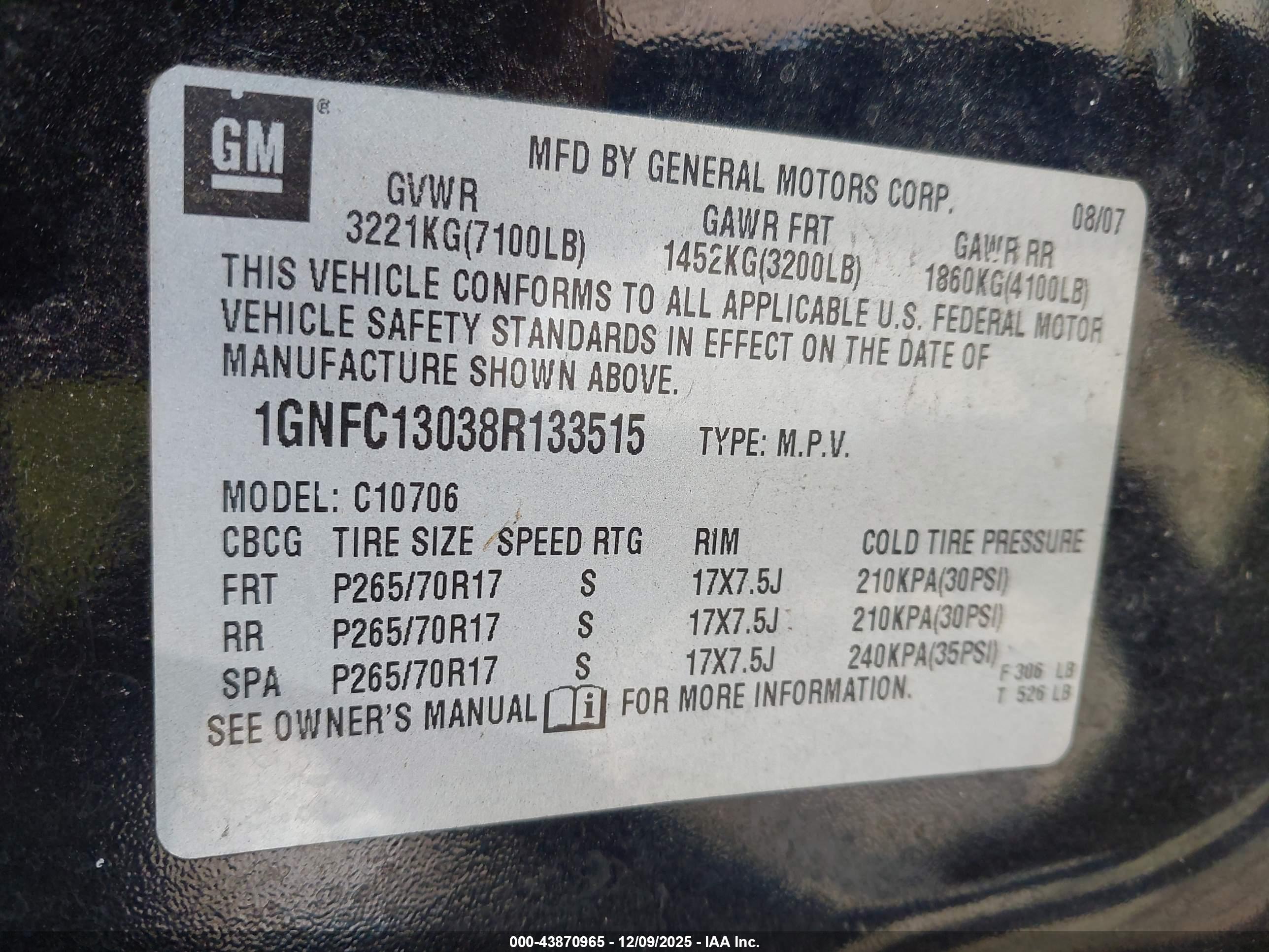 CHEVROLET TAHOE image 9