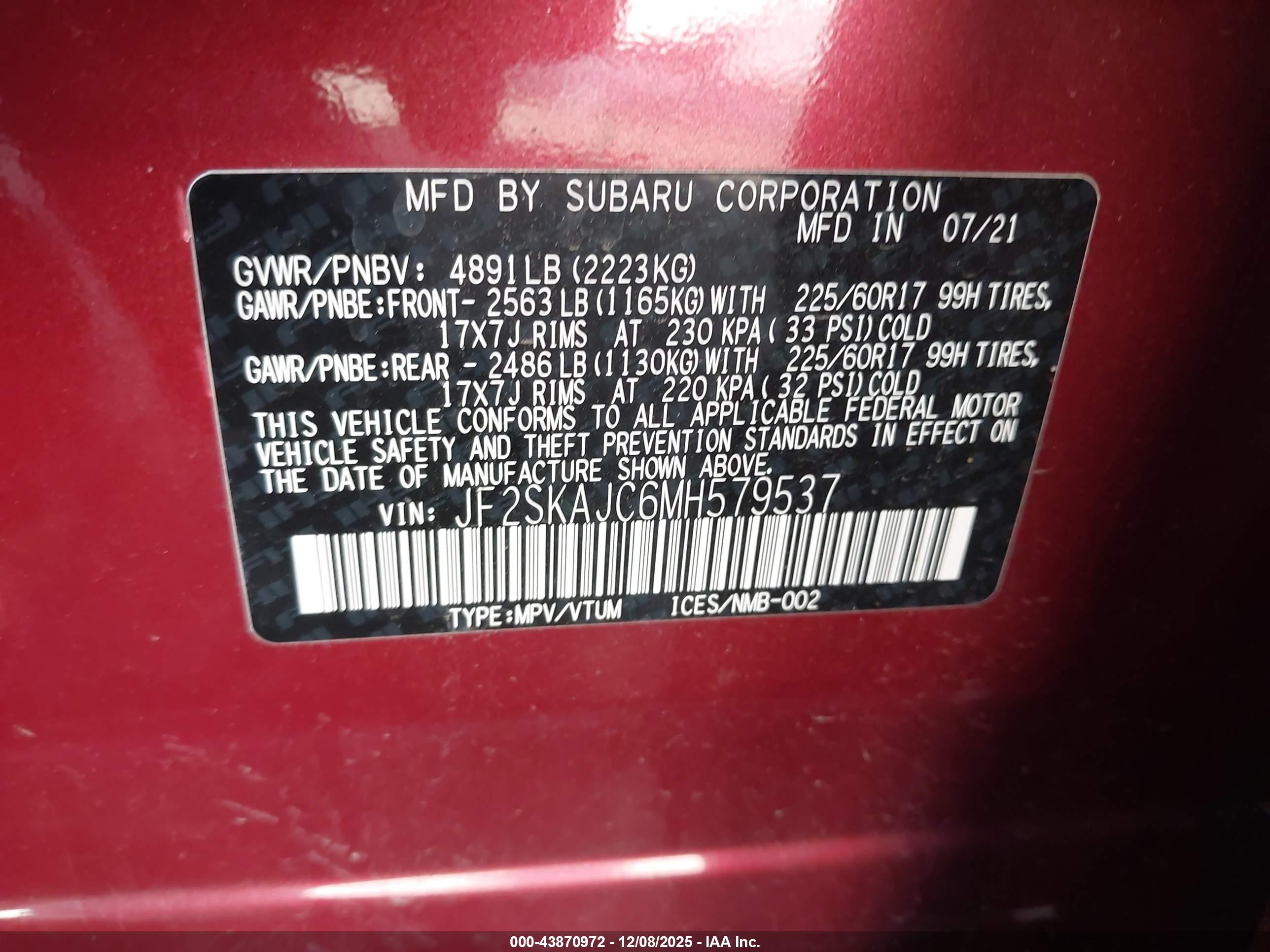 SUBARU FORESTER image 9