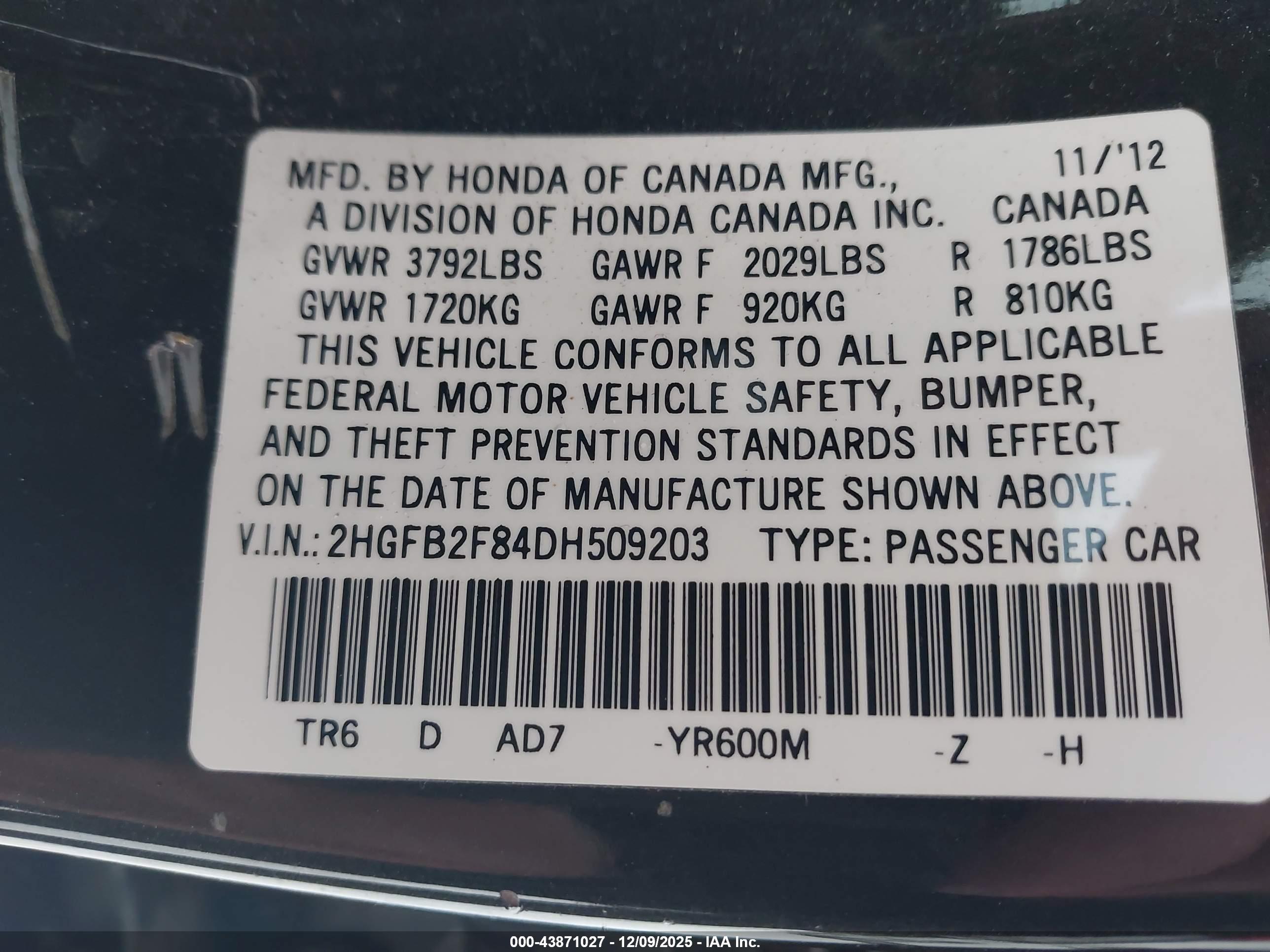 HONDA CIVIC image 9