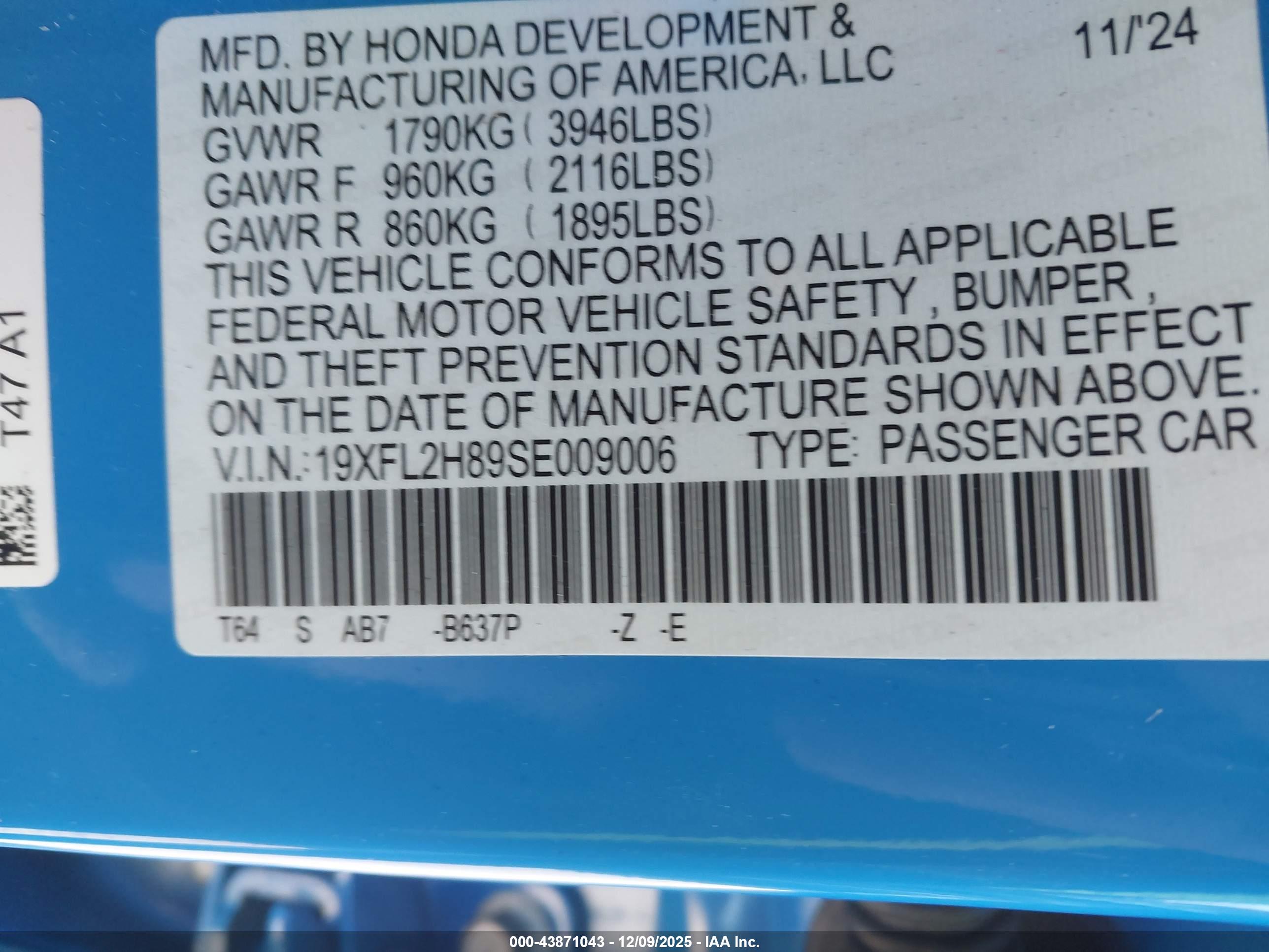 HONDA CIVIC image 9
