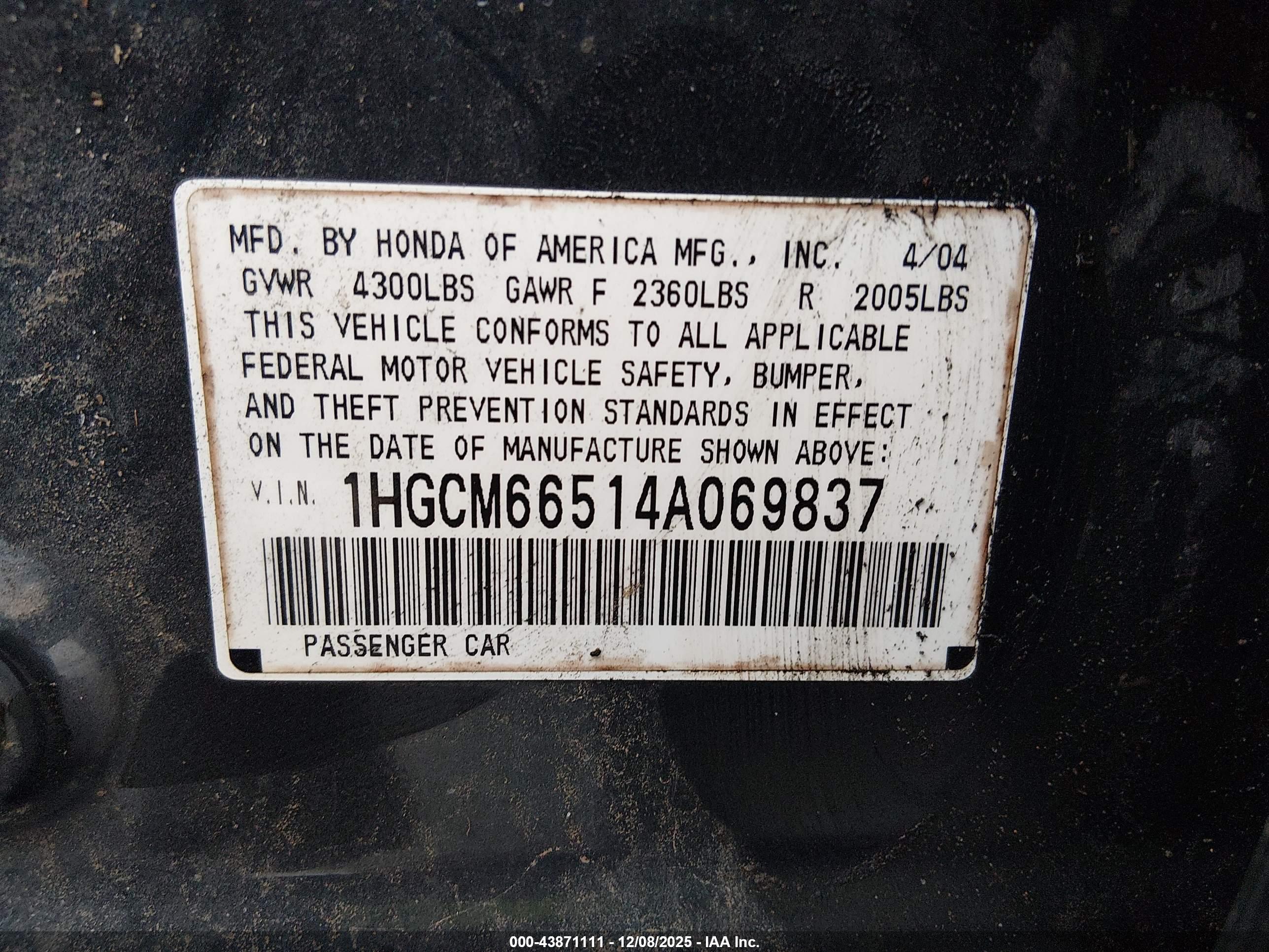 HONDA ACCORD image 9