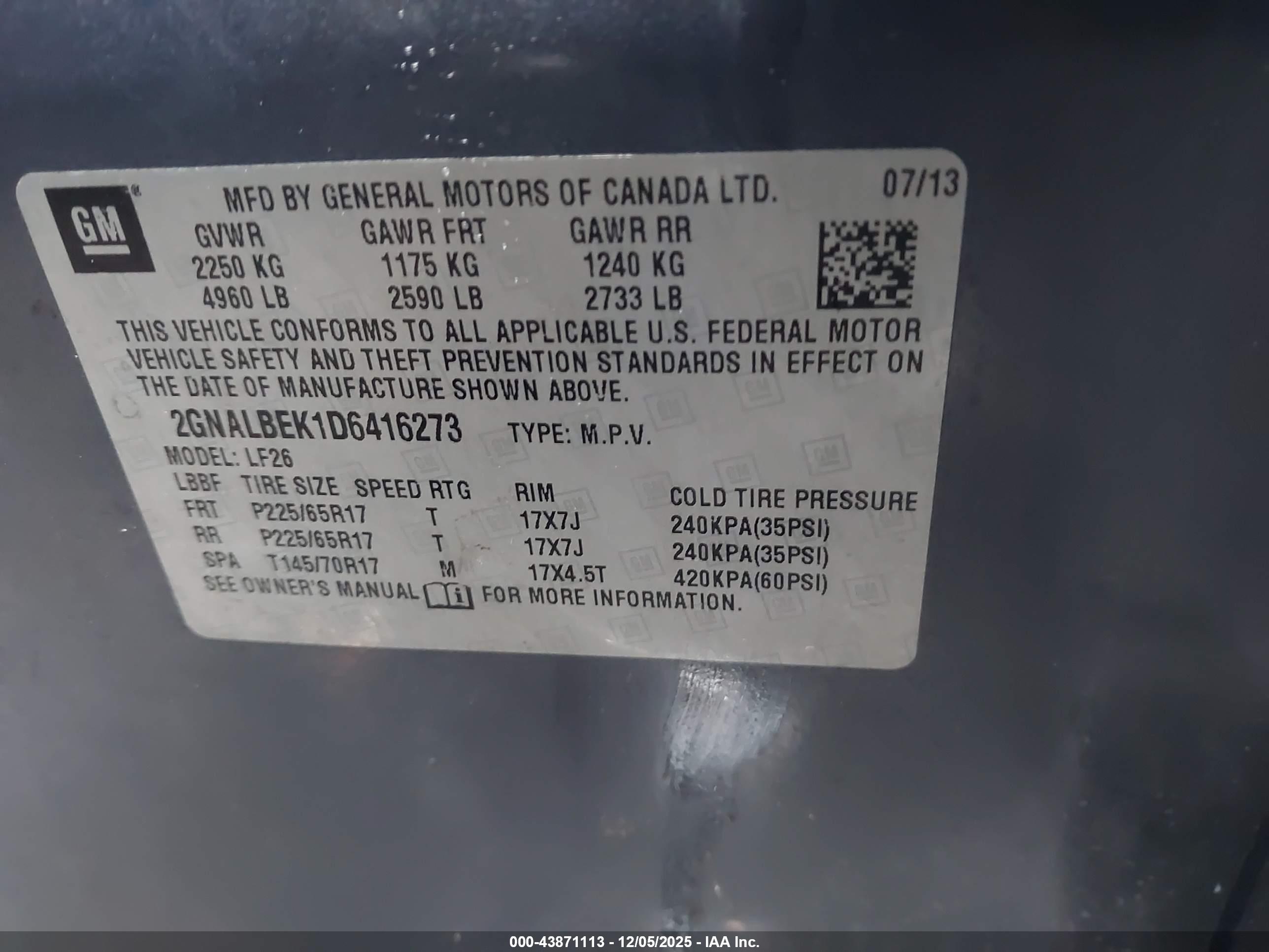 CHEVROLET EQUINOX image 9
